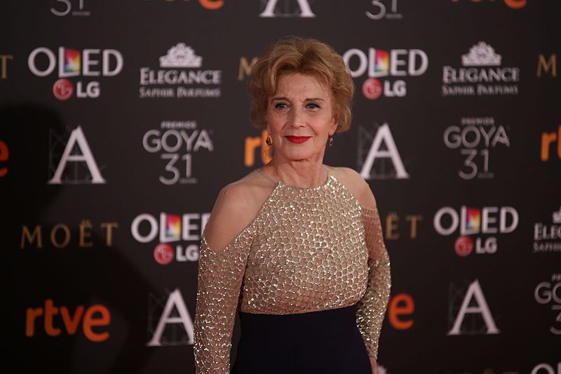 Marisa Paredes en los Premios Goya 2017. | Imagen: Wikipedia Marisa Paredes en los Premios Goya 2017. | Imagen: Wikipedia