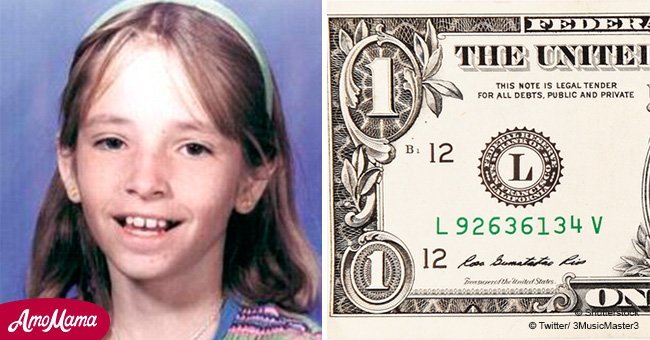 The dollar bill with a note from Arizona girl who vanished in 1999