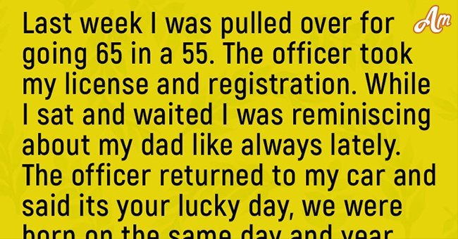 She was pulled over for speeding days after her dad died. Then cop sent her a heartfelt card