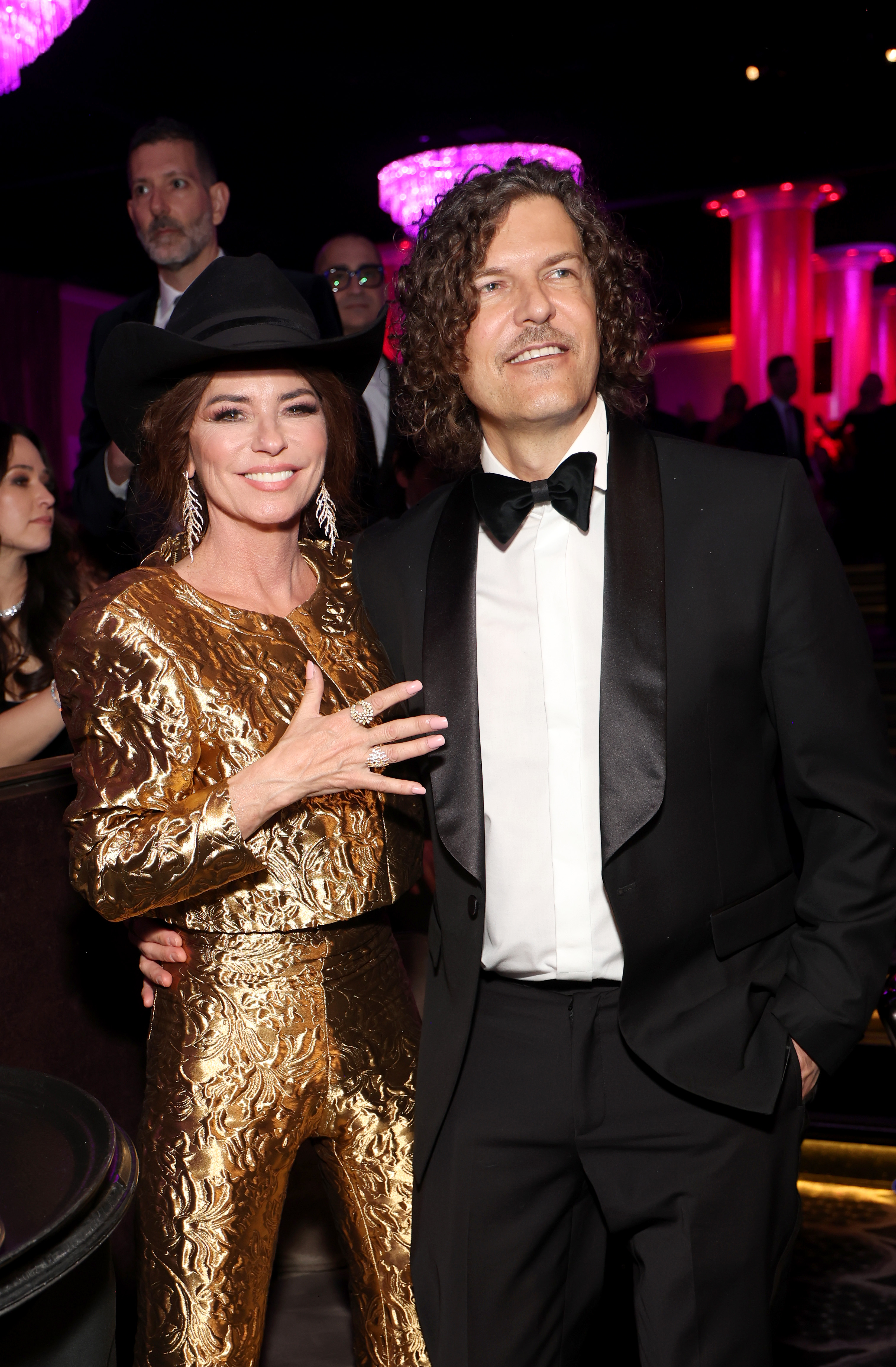 Shania Twain and Frédéric Thiébaud attend the Pre-Grammy Gala & Grammy Salute at The Beverly Hilton on February 3, 2024 in Los Angeles, California. | Source: Getty Images