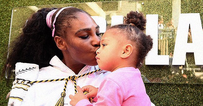Serena Williams and her daughter, Olympia. | Photo: Getty Images