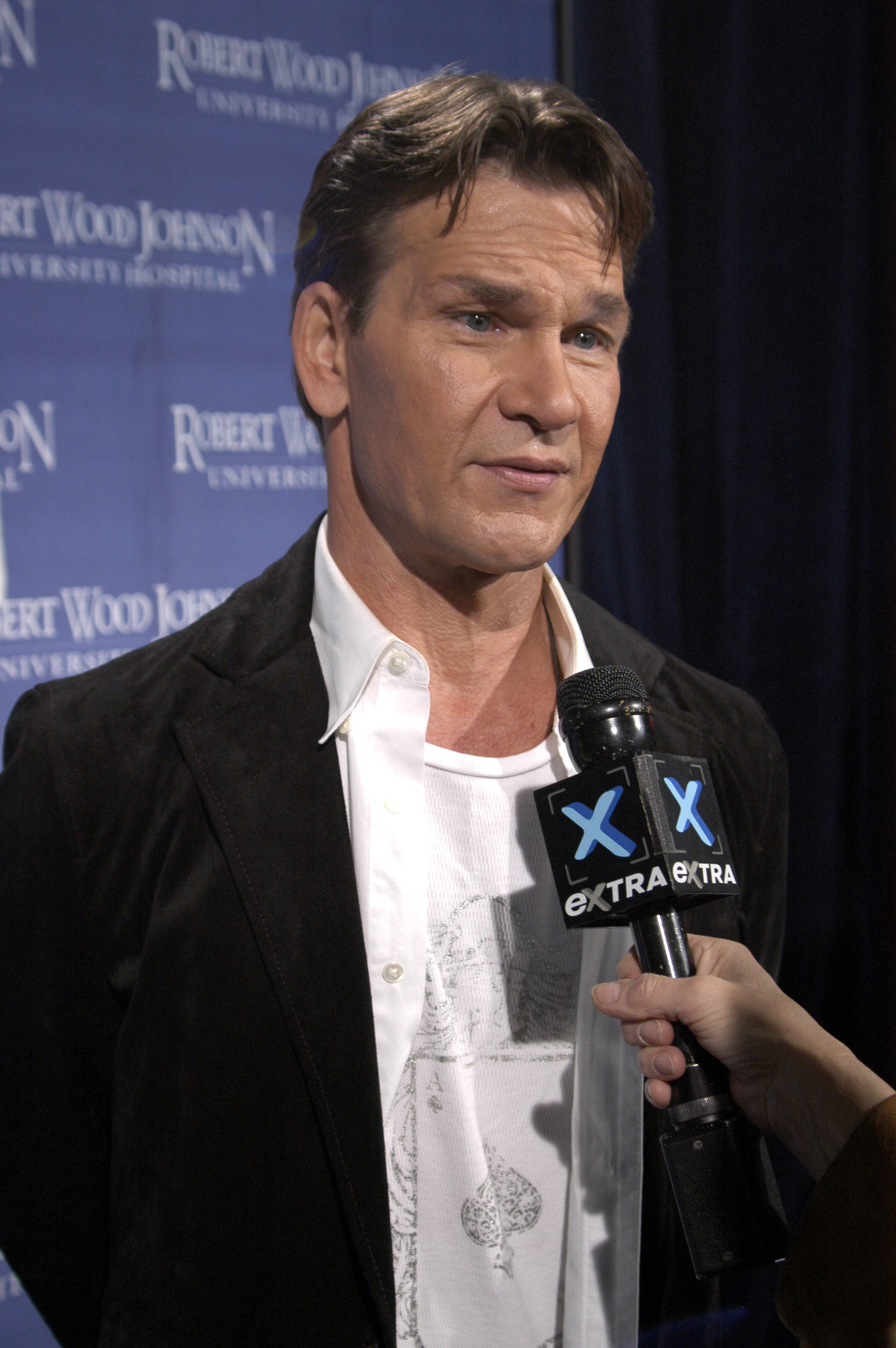 Patrick Swayze during the "Patrick Swayze Headlines 'Day of Dance for Heart Health'" event in New Brunswick, New Jersey, 2006. | Source: Getty Images