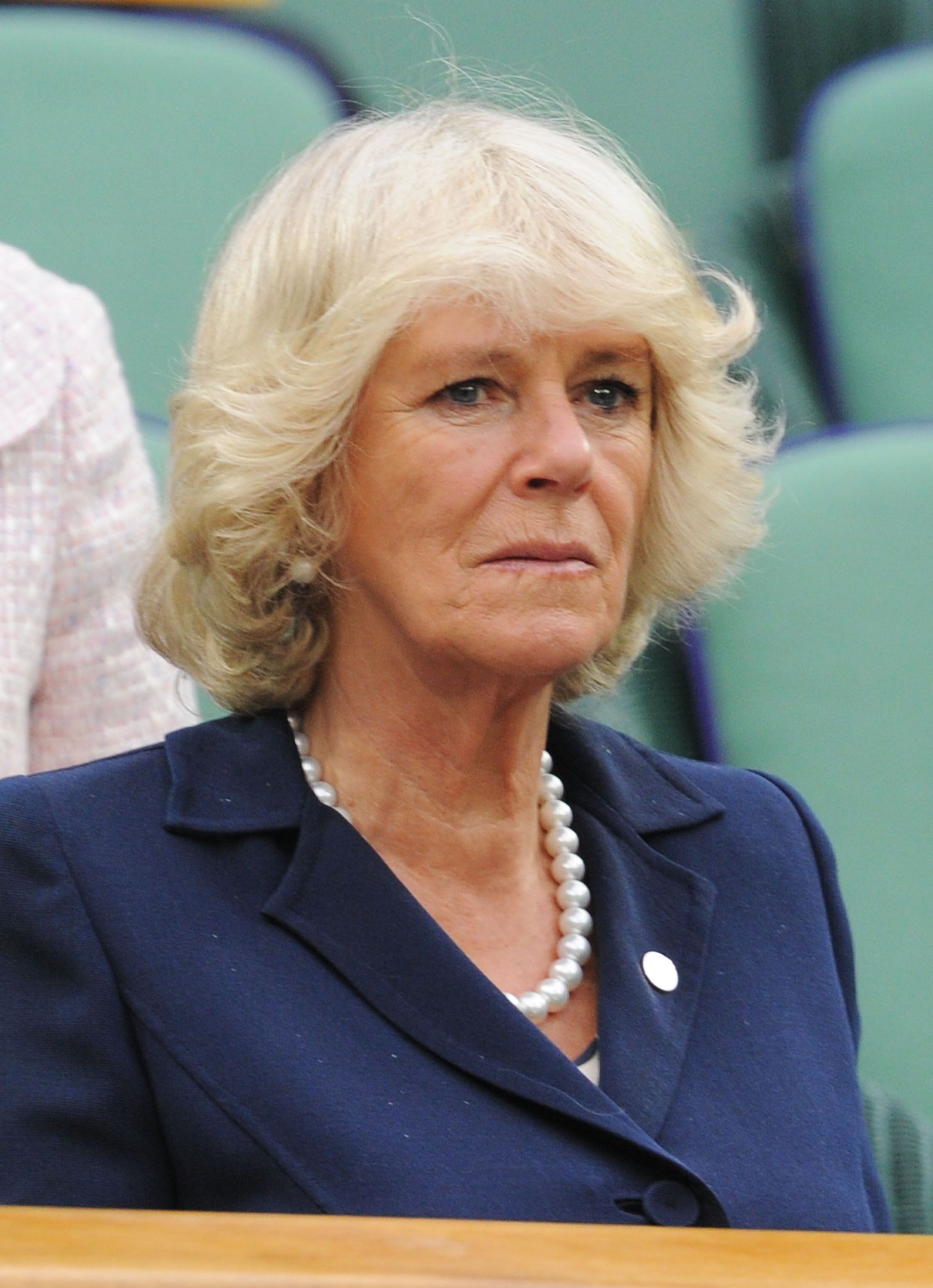 Duchess Camilla at a tennis match at the Wimbledon Lawn Tennis Championships on June 22, 2011, in London, England. | Source: Getty Images