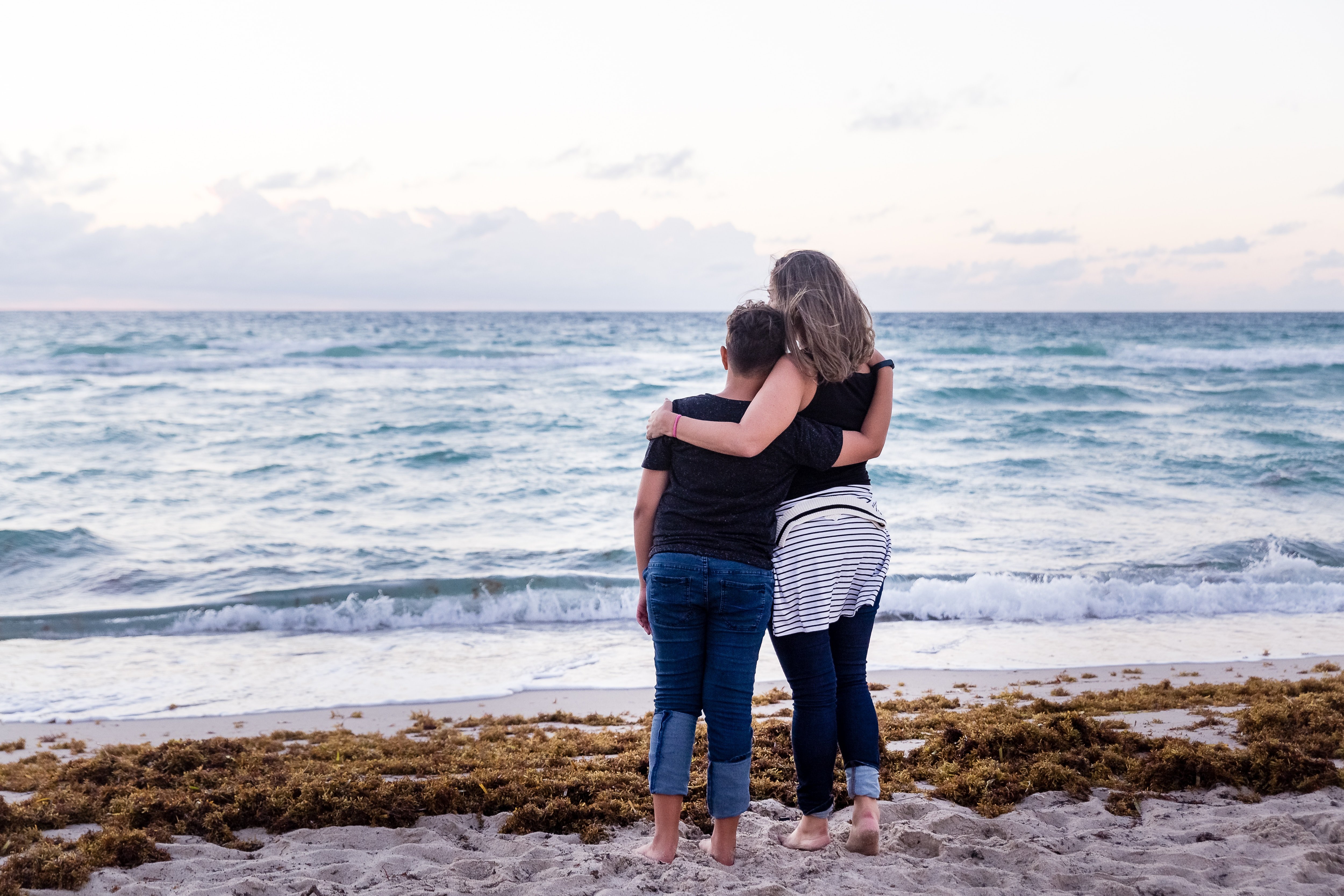 A mother and son at the beach | Source: Unsplash.com