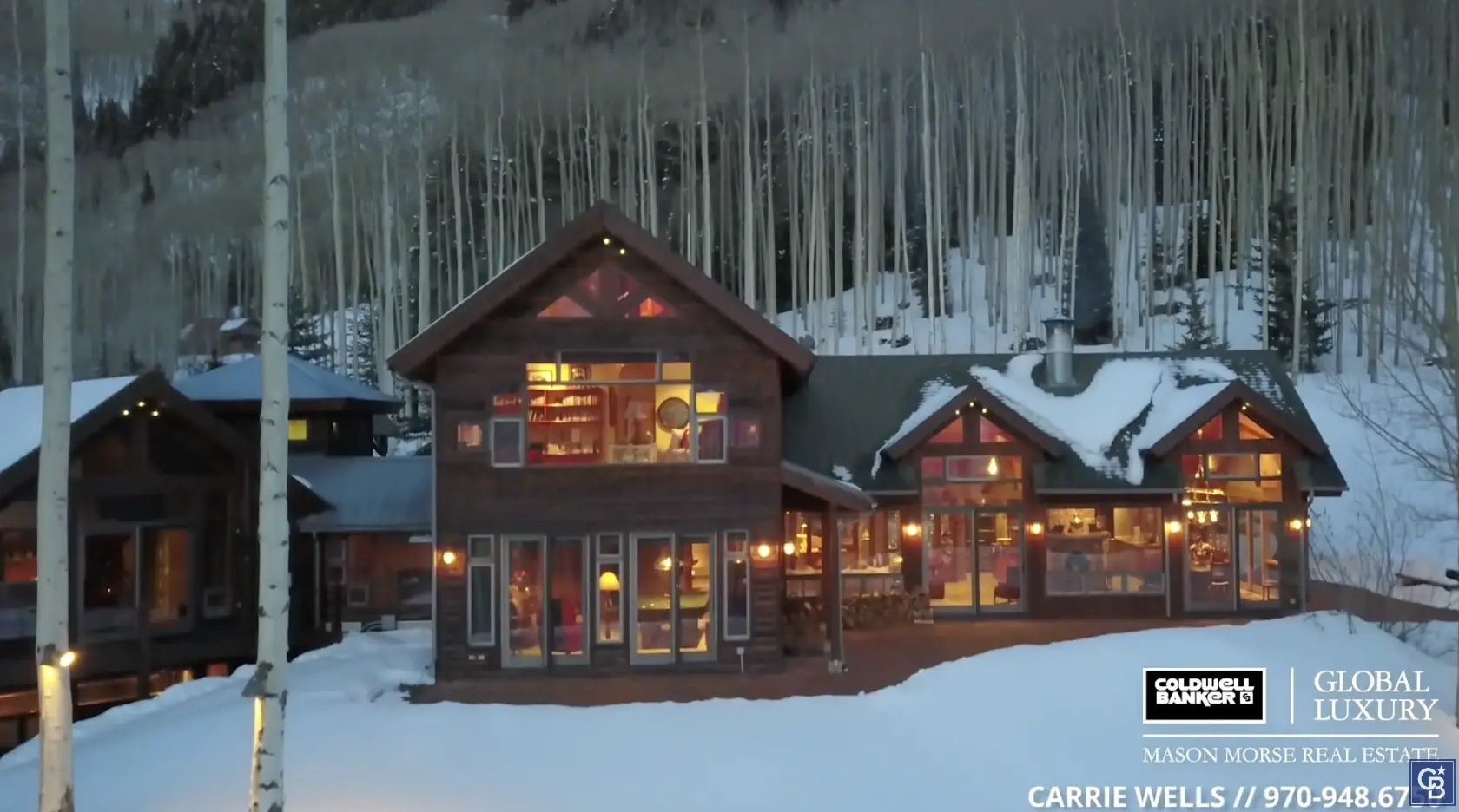 Melanie Griffith's Aspen mansion | Source: youtube.com/@coldwellbanker