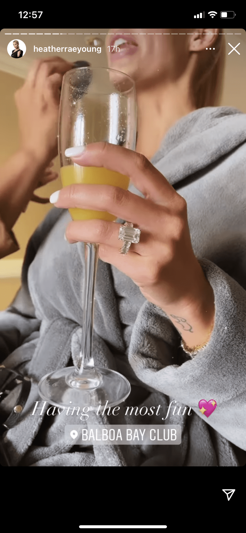 Check Out Heather Rae Young's Massive Engagement Ring In This New Post