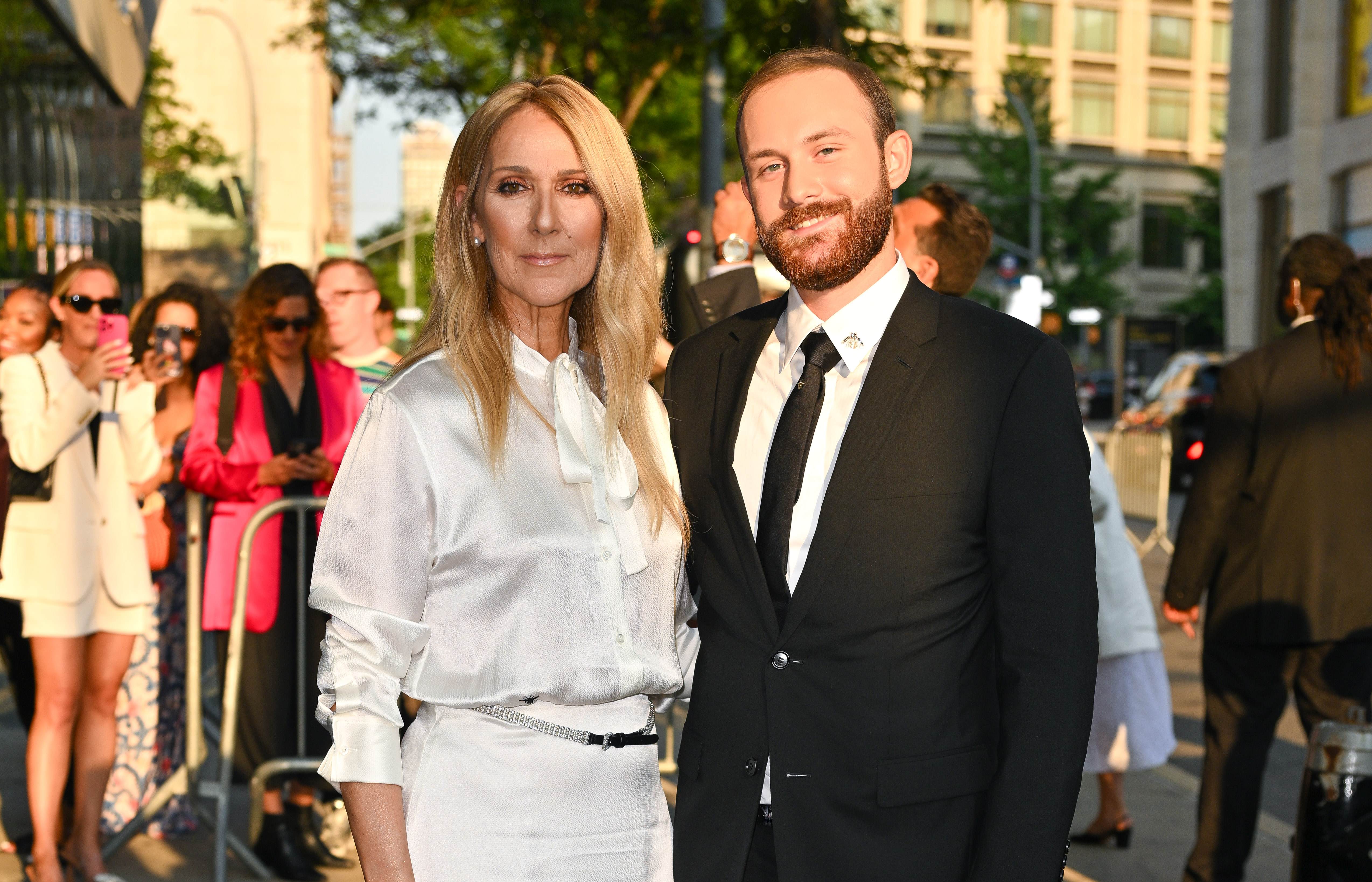 Rene-Charles Angelil and Céline Dion at the "I Am: Celine Dion" NY special event screening on June 17, 2024 in New York City. | Source: Getty Images