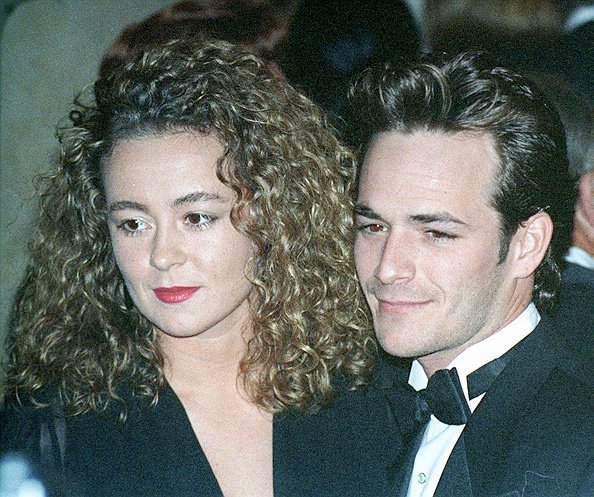 American actor Luke Perry and his wife Rachel Minnie Sharp at the American Friends of The Hebrew University's National Scopus Award | Photo: Getty Images