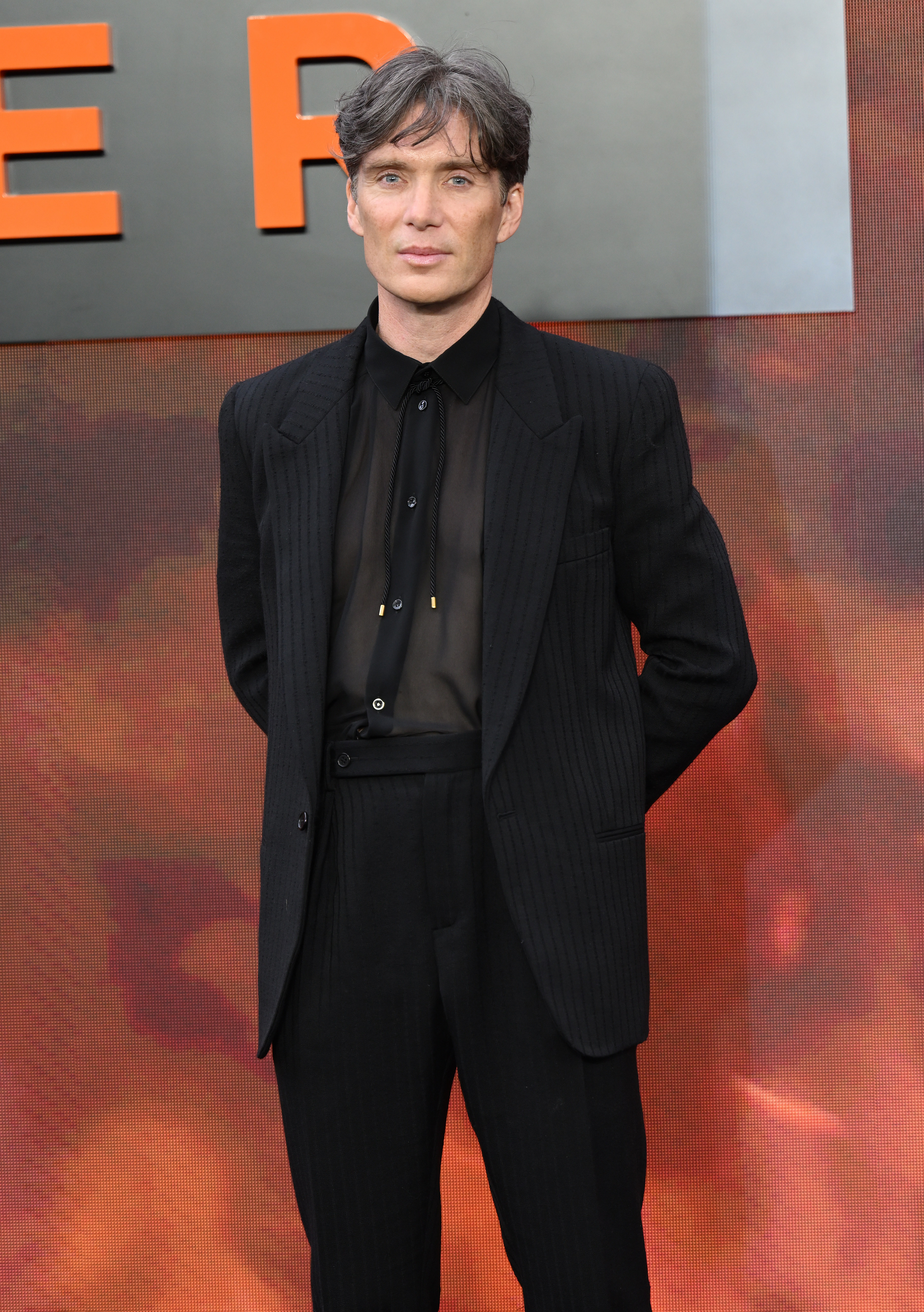 Cillian Murphy attends the "Oppenheimer" UK Premiere at Odeon Luxe Leicester Square in London, England, on July 13, 2023. | Source: Getty Images