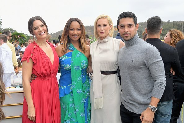 Mandy Moore, Garcelle Beauvais, Rumer Willis, and Wilmer Valderrama attend the Ninth-Annual Veuve Clicquot Polo Classic Los Angeles at Will Rogers State Historic Park on October 6, 2018, in Pacific Palisades, California. | Source: Getty Images.