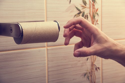 Une panne de papier de toilette | Photo : Shutterstock