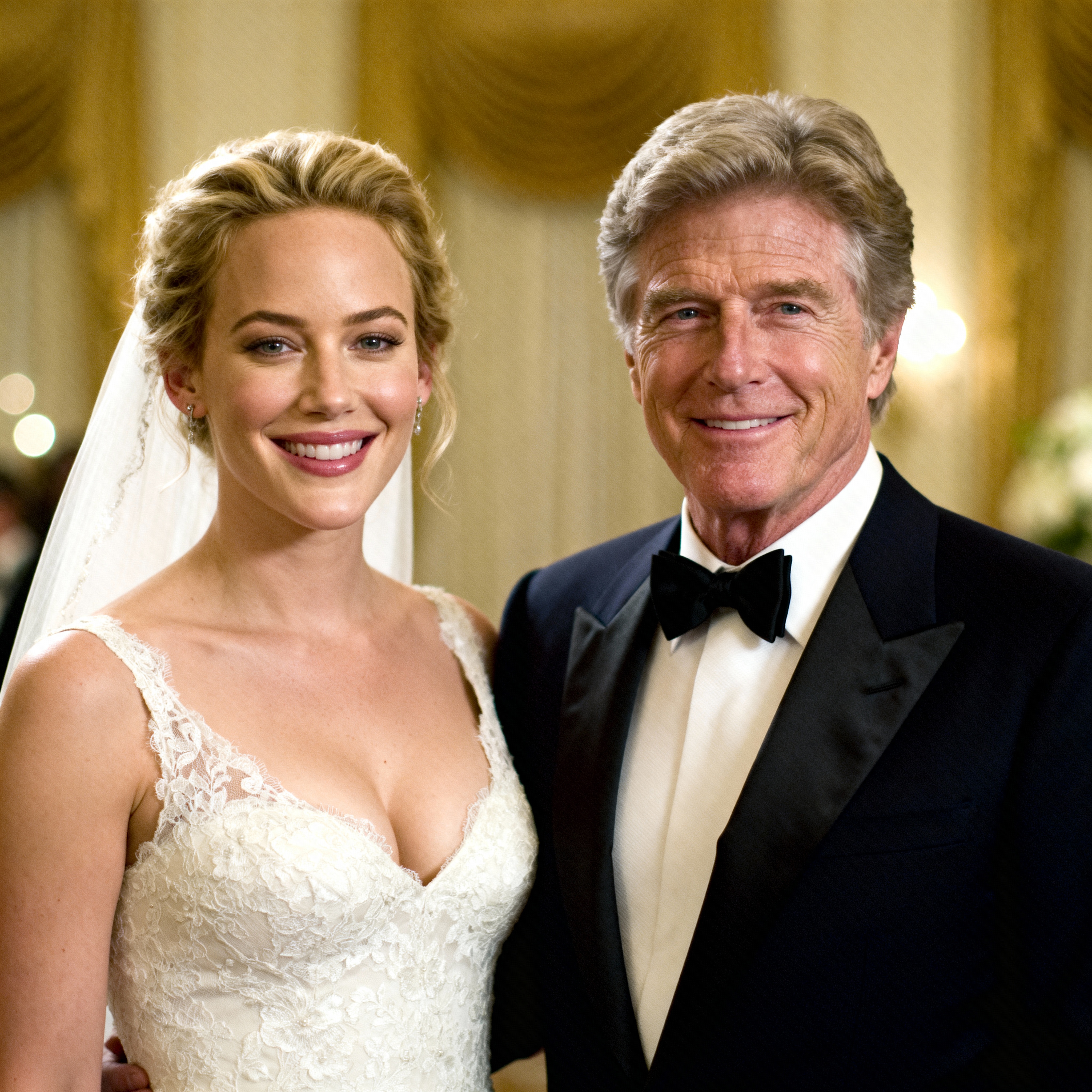 Jennifer Lawrence and Robert Redford exude playful glow and rugged charm create a portrait of wit and warmth | Source: Grok AI
