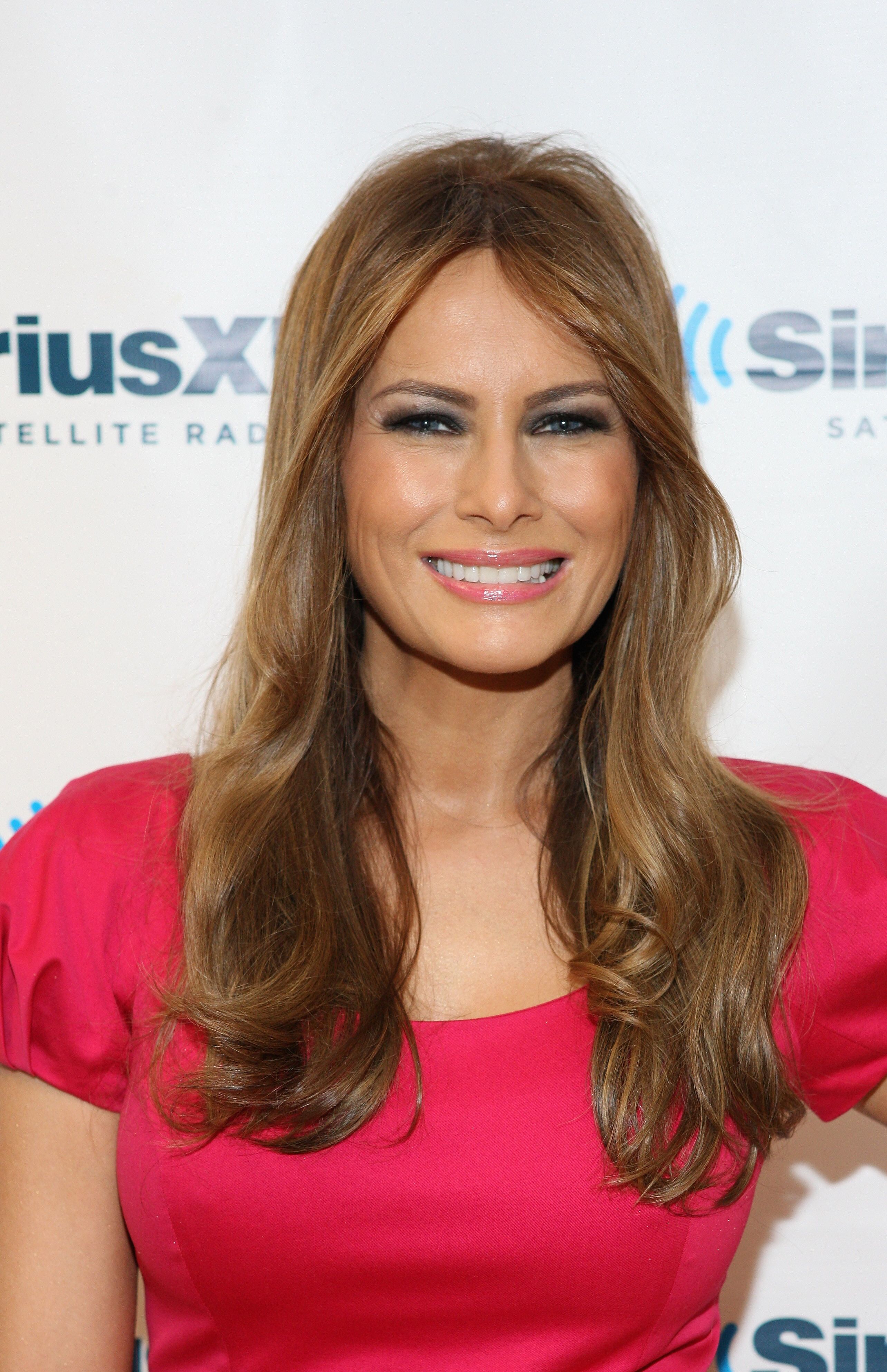 Model/mother/entrepreneur Melania Trump visits SiriusXM Studio to promote her new QVC Melania Timepieces & Jewelry Collection on Cosmo Radio on April 20, 2011 in New York City | Photo: Getty Images
