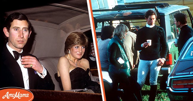 [Left] Picture of Price Charles and Princess Diana; [Right] Picture of Price Charles and Camilla Parker-Bowles  | Source: Getty Images