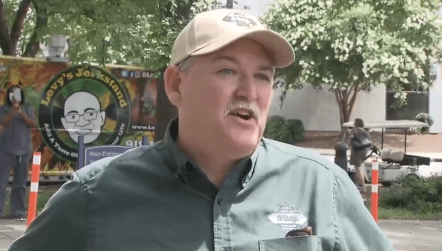 Brad Howard, chief of the North Carolina Wildlife Management Division at the UNC REX Healthcare in Raleigh, North Carolina | Photo: Facebook.com/WRAL TV