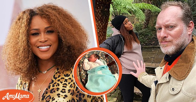 [Left] Picture of rapper and actress Eve; [Center] Picture of Eve's baby, Wilde Wolf Fife Alexander; [Right] Picture of Eve and her husband, Maximillion Cooper | Source: Getty Images "| instagram.com/therealeve || instagram.com/mrgumball3000 