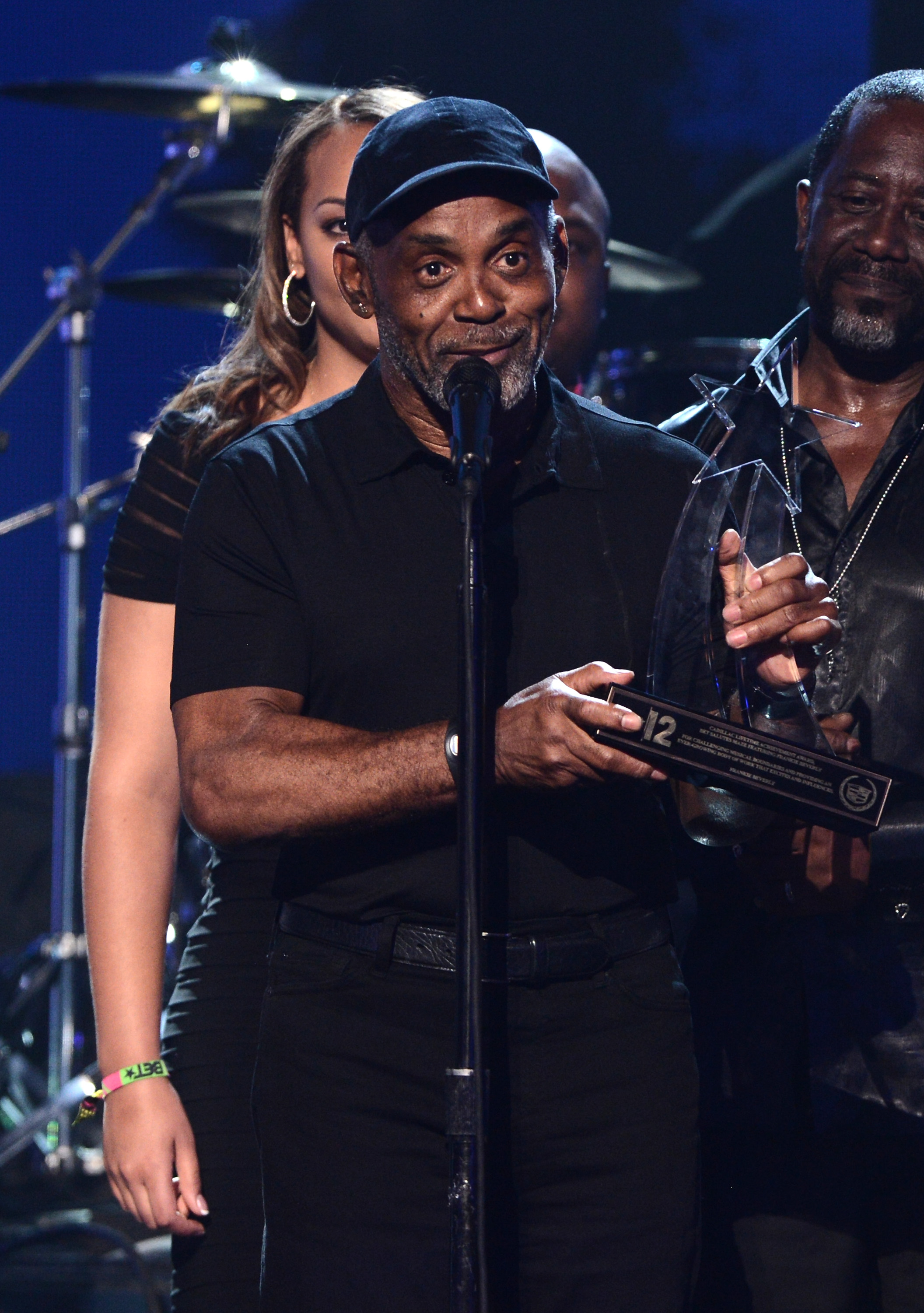 Frankie Beverly accepts the Lifetime Achievement Award onstage during the 2012 BET Awards in Los Angeles, California, on July 1, 2012 | Source: Getty Images