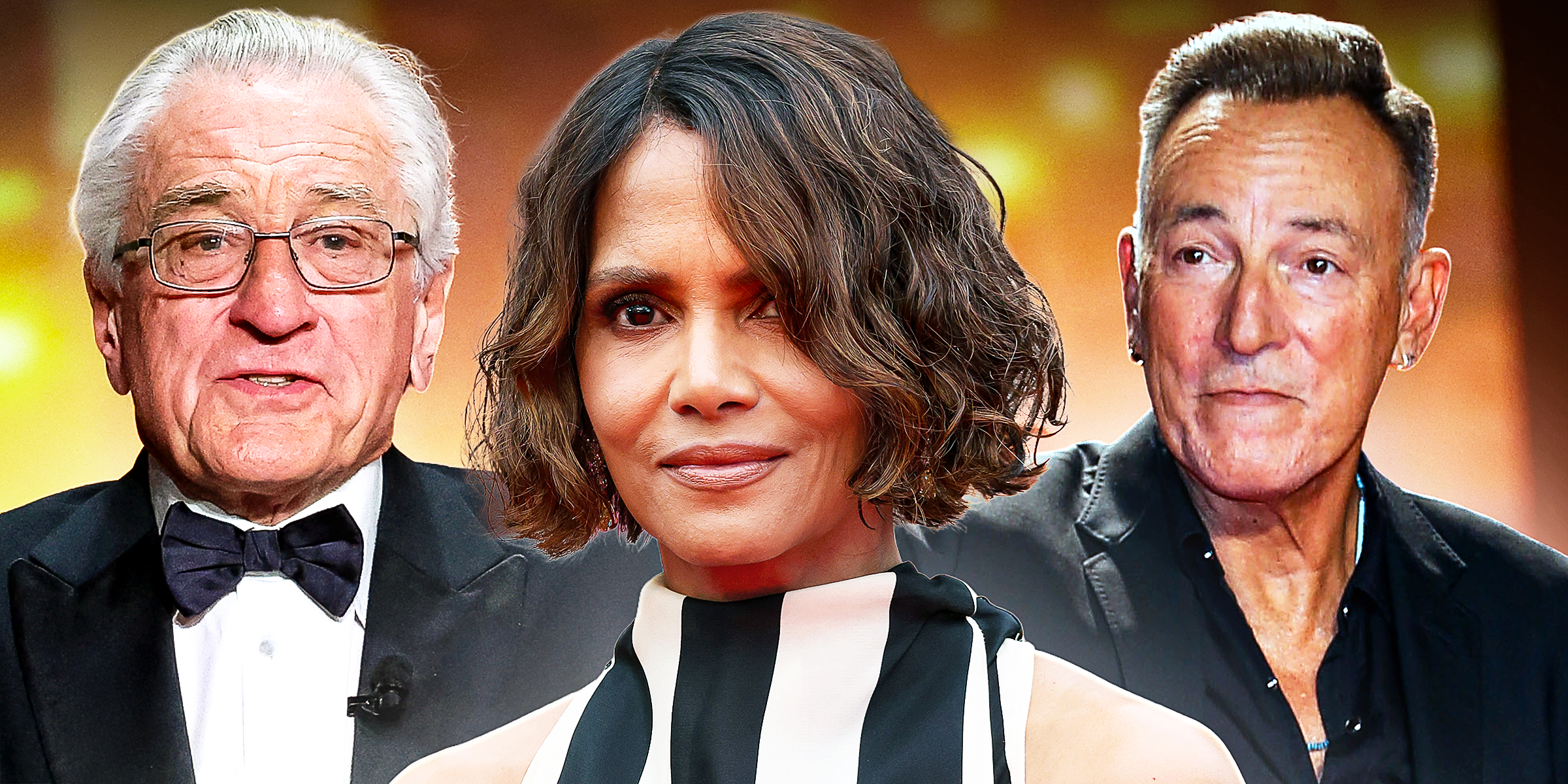 Robert De Niro, Halle Berry, and Bruce Springsteen | Source: Getty Images
