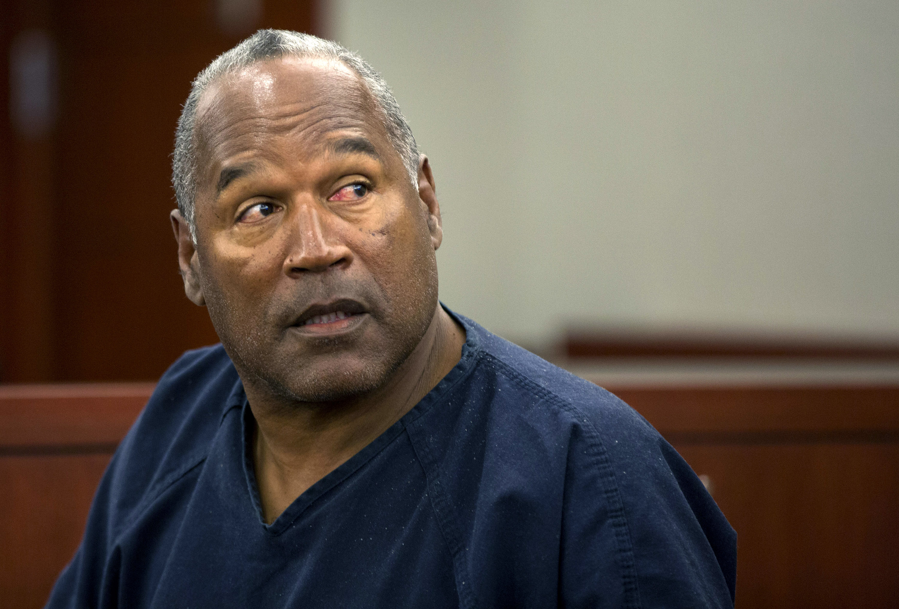 O.J. Simpson at his evidentiary hearing in Clark County District Court on May 13, 2013, in Las Vegas, Nevada. | Source: Getty Images