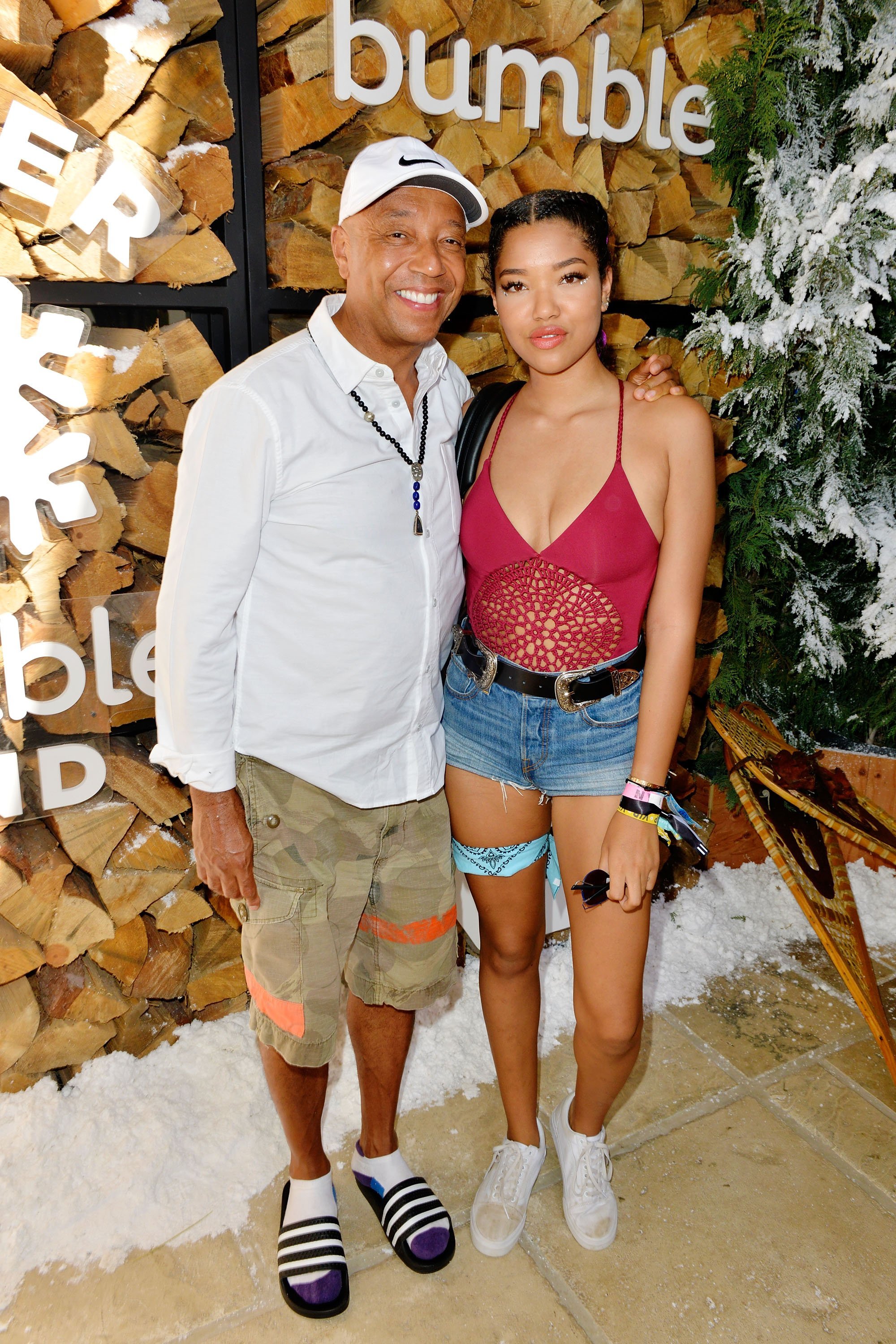 Russell Simmons and Ming Lee Simmons at Winter Bumbleland - Day 2 on April 16, 2017 in California | Photo: Getty Images