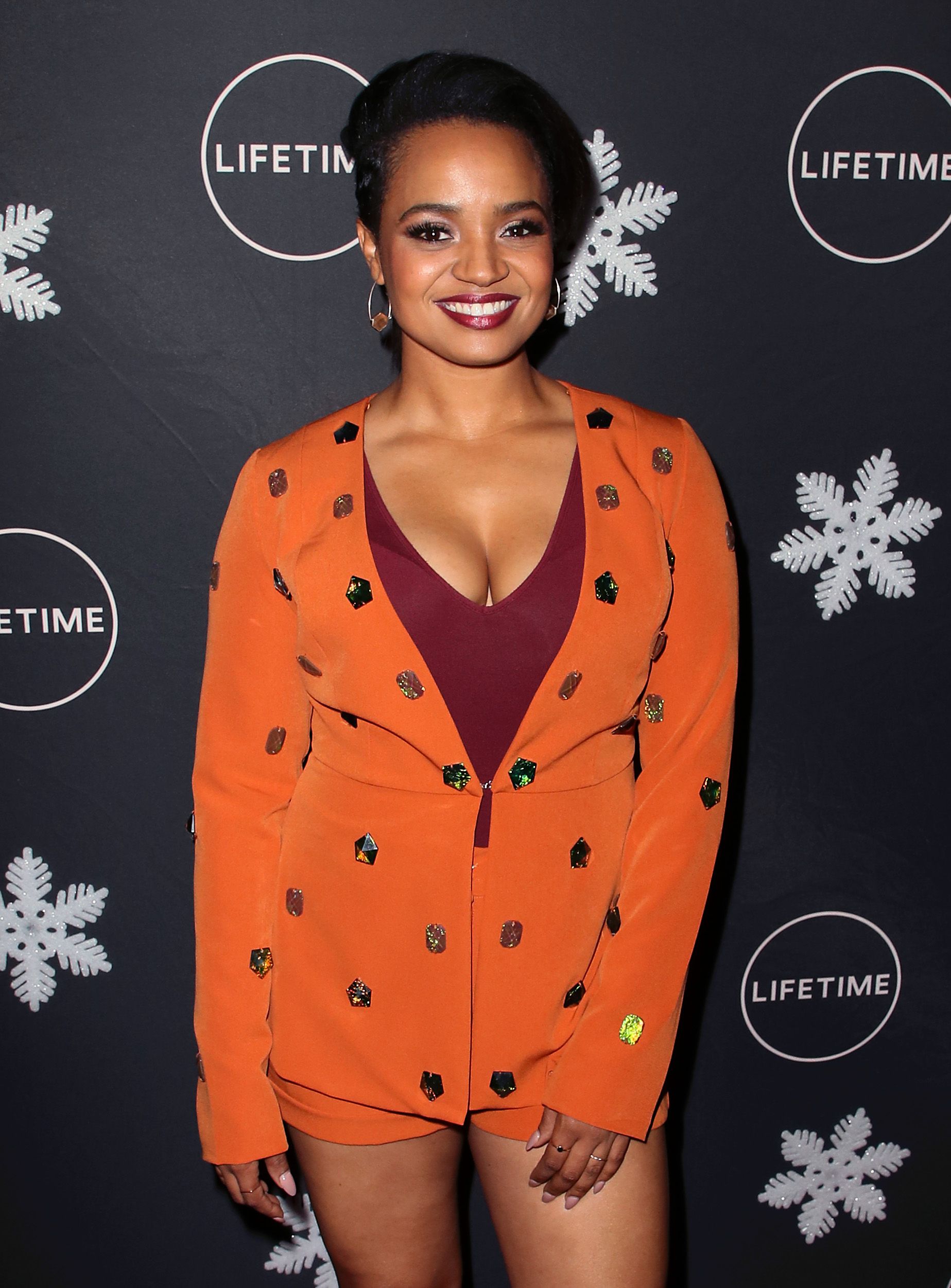 Actress Kyla Pratt attends the 2019 "It's a Wonderful Lifetime" holiday party at Los Angeles, California on October 22, 2019 | Source: Getty Images