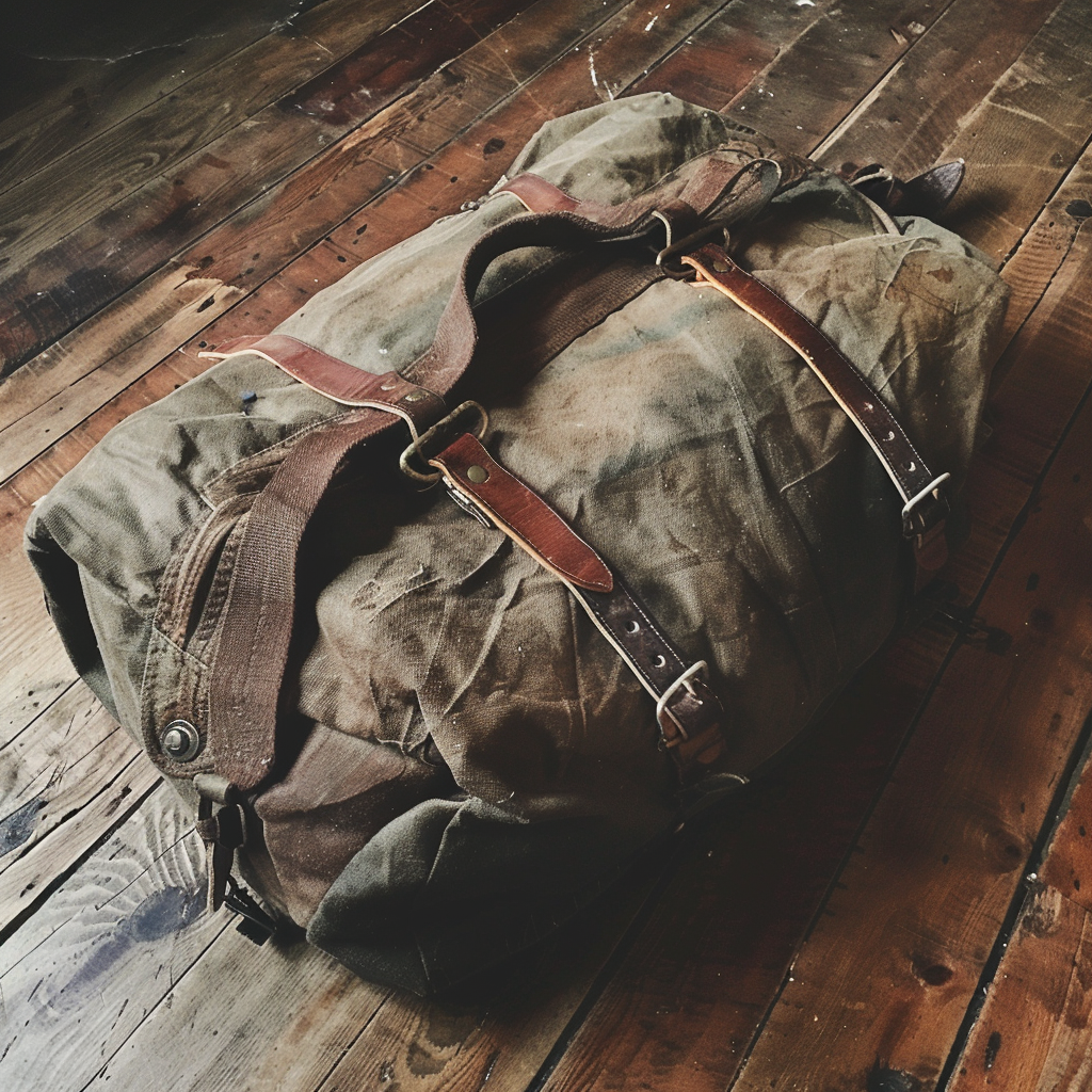 A full duffel bag | Source: Midjourney