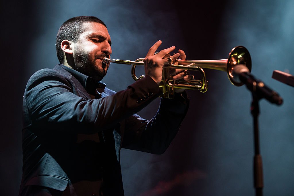 trumpeter Ibrahim Maalouf, le 19 november 2014 à Londres. | Photo : Getty Images.