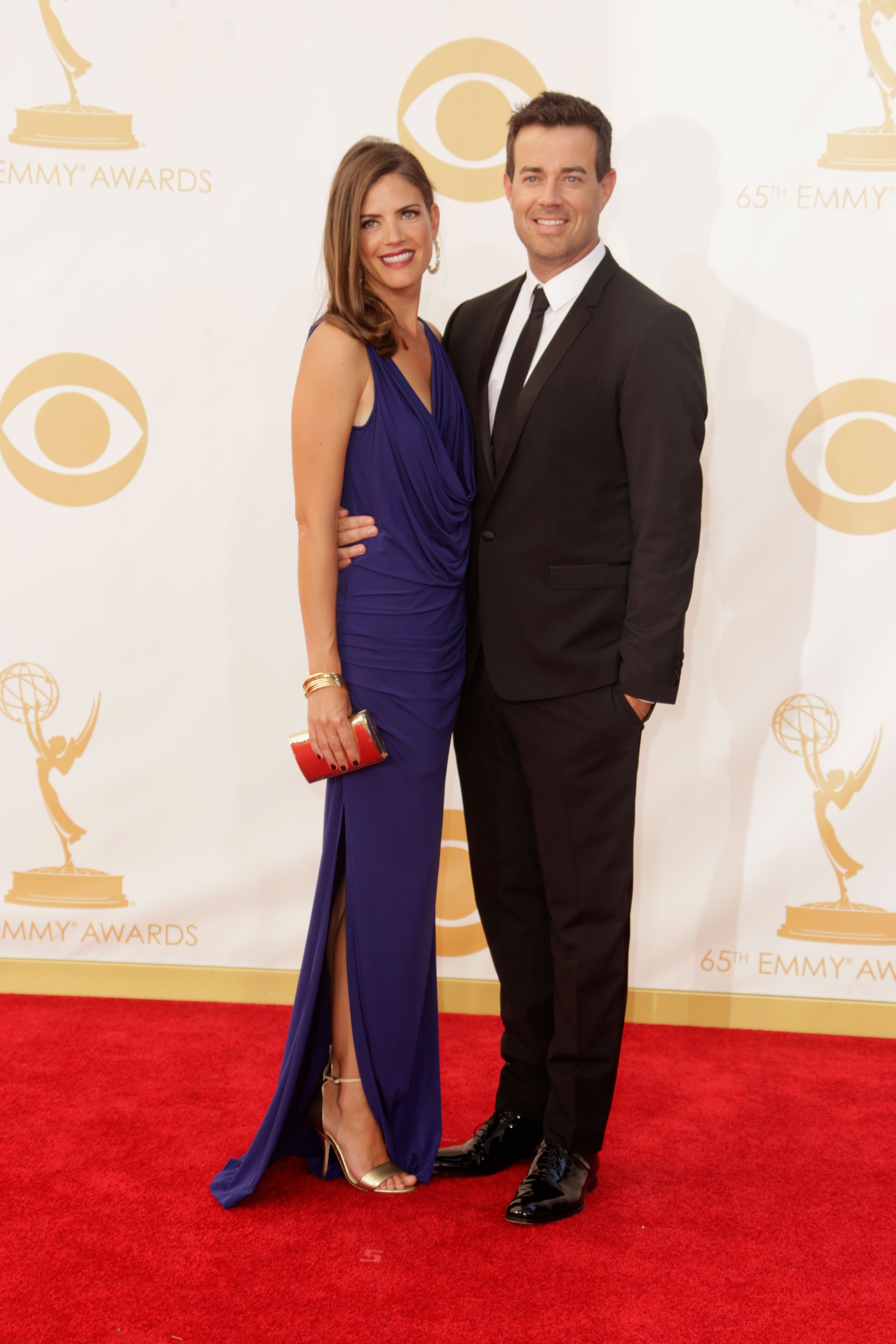 Carson Daly and Siri Pinter arrive at the 65th Annual Primetime Emmy Awards held at Nokia Theatre L.A. Live on September 22, 2013 in Los Angeles, California | Source: Getty Images
