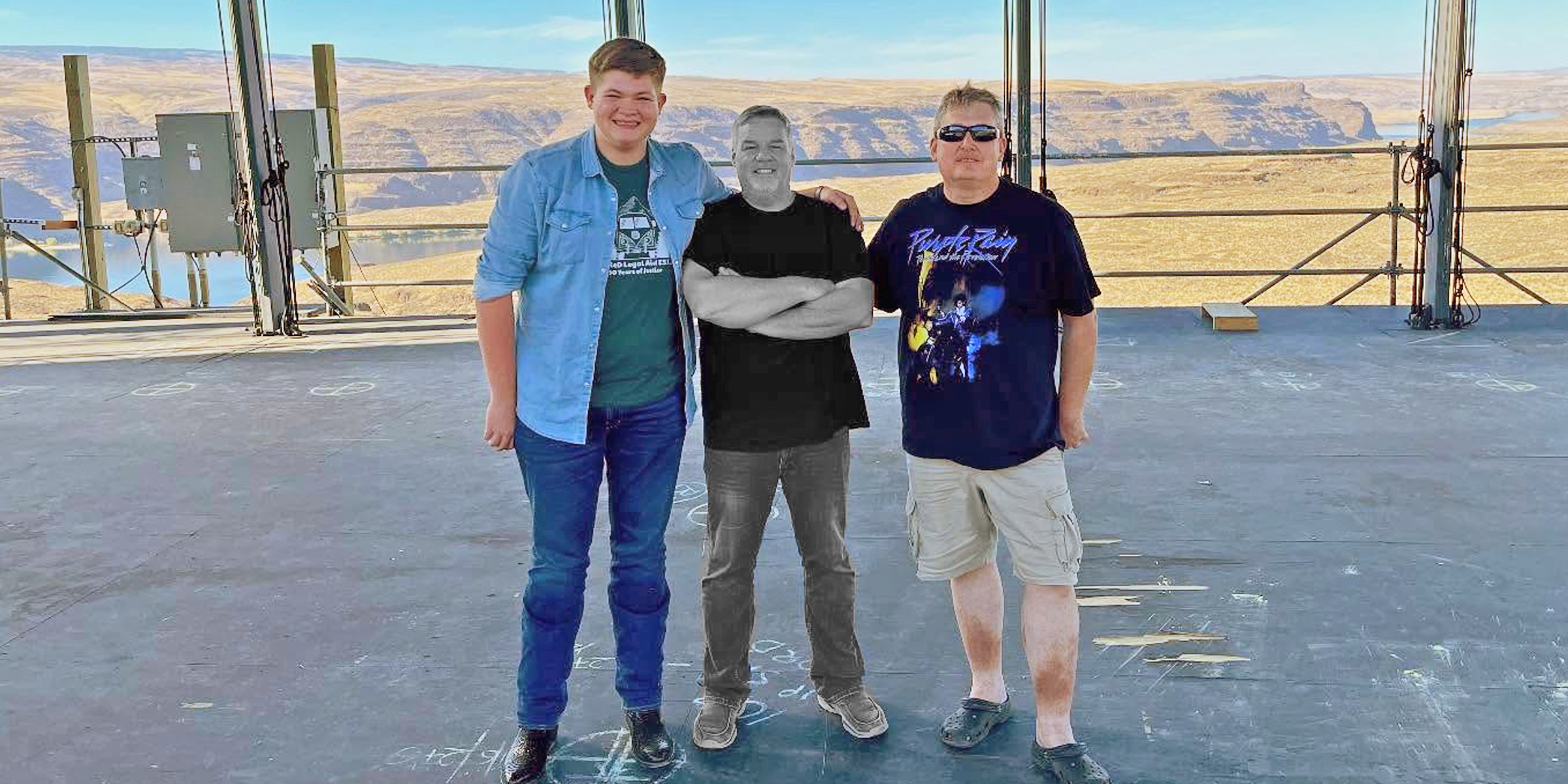 Alex Miller, Mark Laws, and friend | Source: Instagram/amillermusic