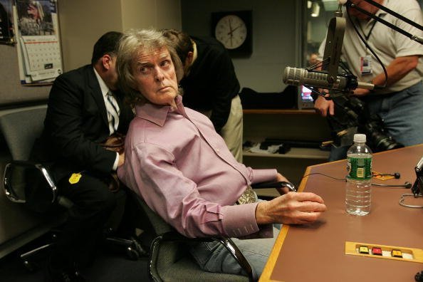 Don Imus talking about complaints that he made racially charged comments in New York City | Photo: Getty Images