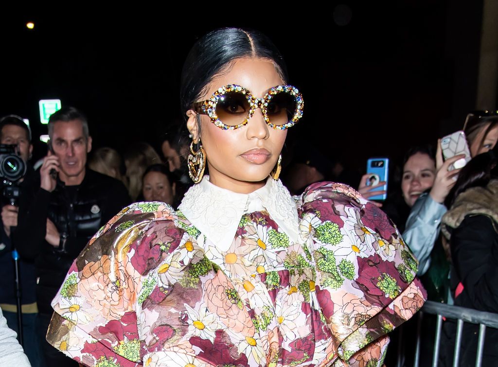 Nicki Minaj at the Marc Jacobs Fall 2020 runway show on February 12, 2020 in New York. | Photo: Getty Images