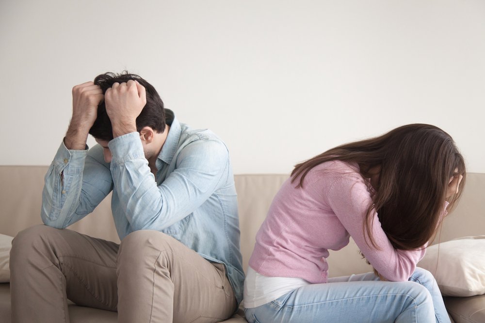 Pareja peleando. | Foto: Shutterstock.