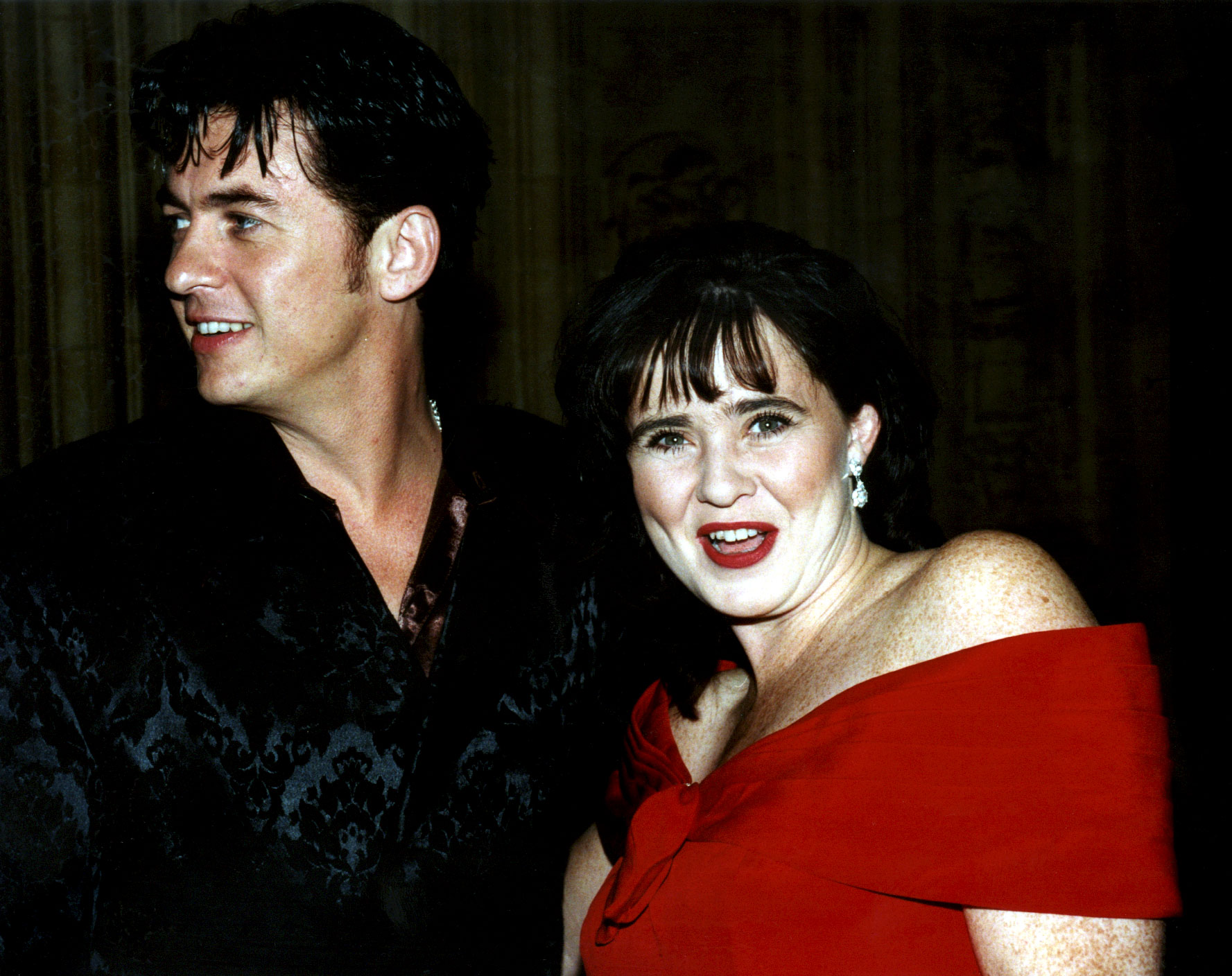 Shane Richie and Coleen Nolan at the National Television Awards on October 7, 1997, in London, England. | Source: Getty Images