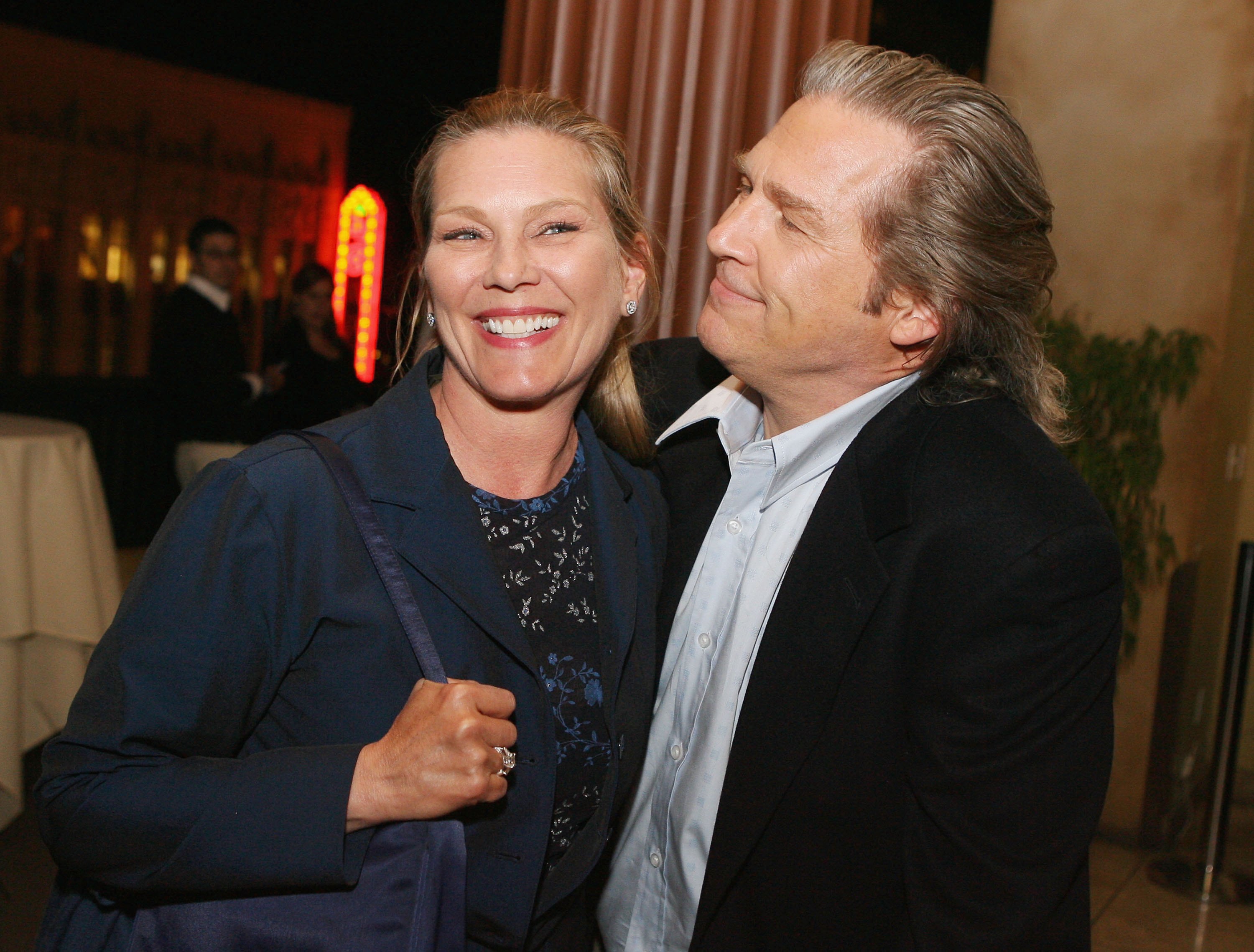 Jeff Bridges and his wife Susan pose at the afterparty for a special screening of Touchstone's "Stick It" at Loggia on April 17, 2006 in Los Angeles, California | Source: Getty Images