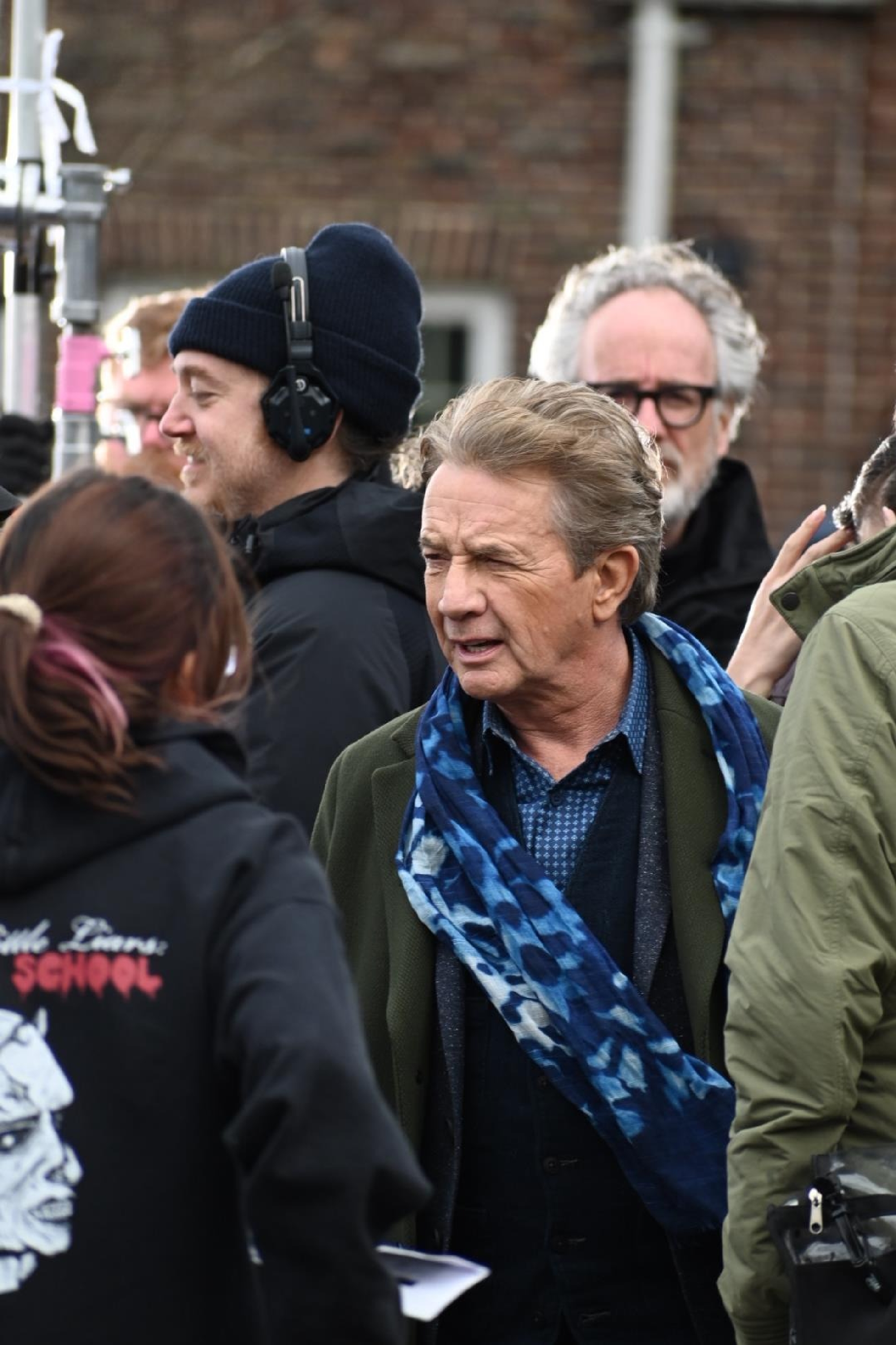 Martin Short is seen on the set of 'Only Murders in the Building' on March 6, 2025 in New York | Source: Getty Images