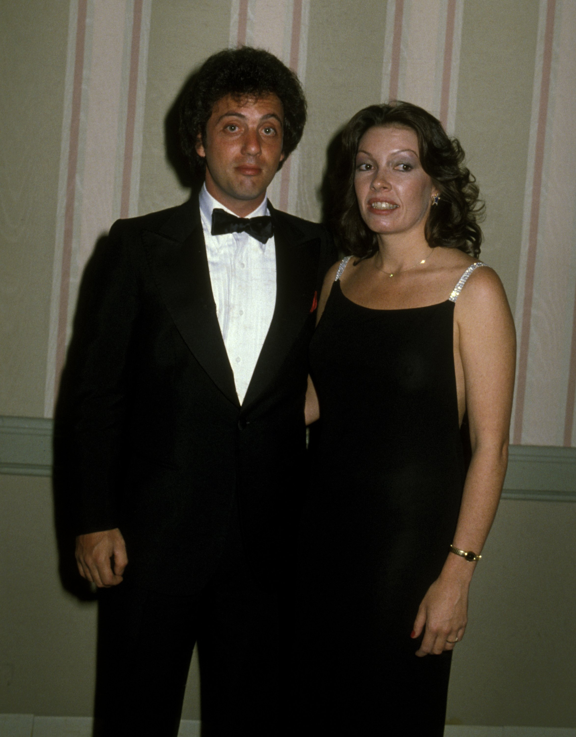 Billy Joel and Elizabeth Weber at the Music & Performing Arts Lodge of B'nai B'rith on June 9, 1979. / Source: Getty Images