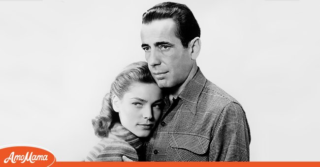 Bild der Schauspielerin Lauren Bacall und ihres Mannes Humphrey Bogart. | Quelle: Getty Images
