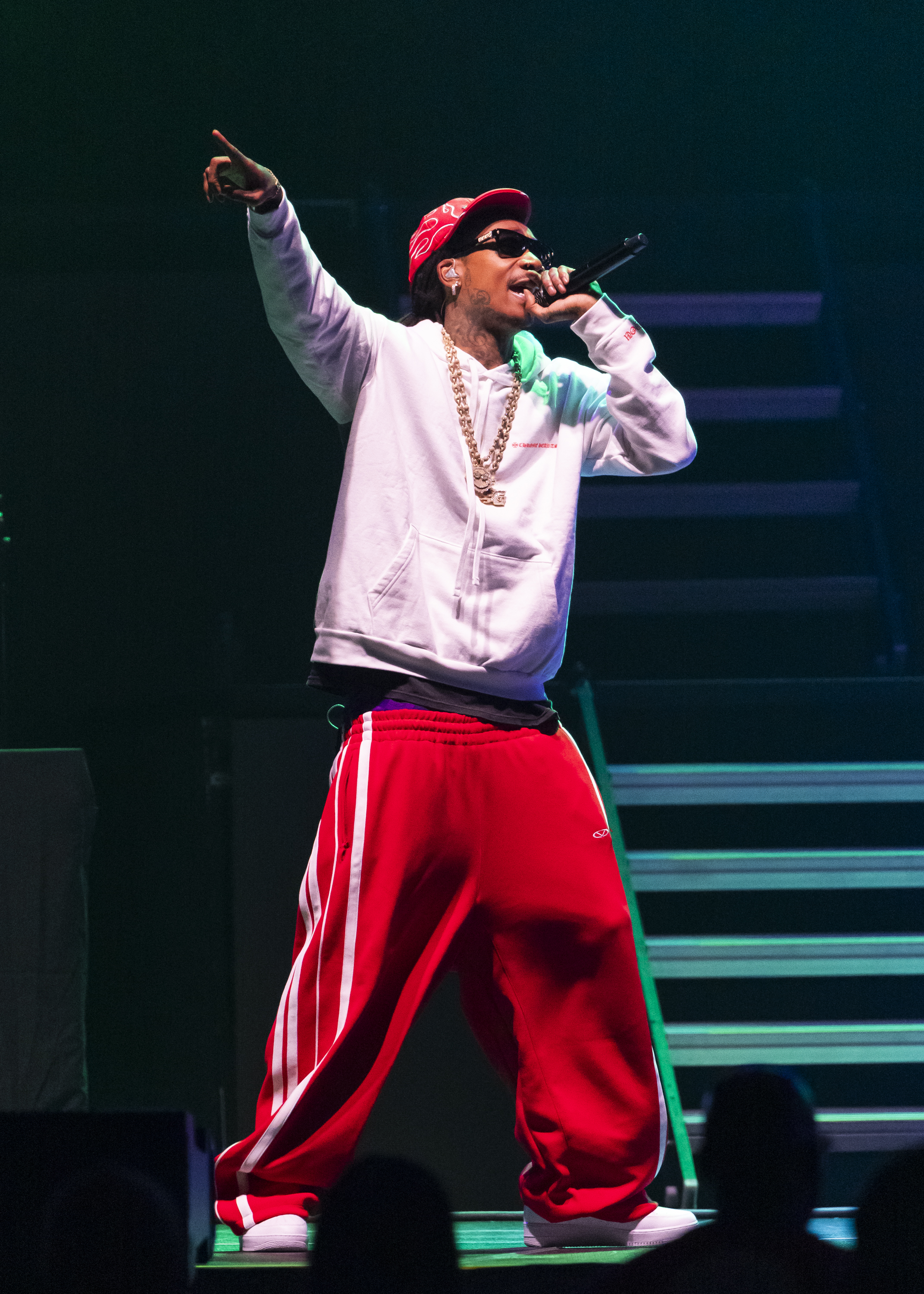 Wiz Khalifa performs during Tycoon Music Festival at Little Caesars Arena on April 19, 2025, in Detroit, Michigan. | Source: Getty Images