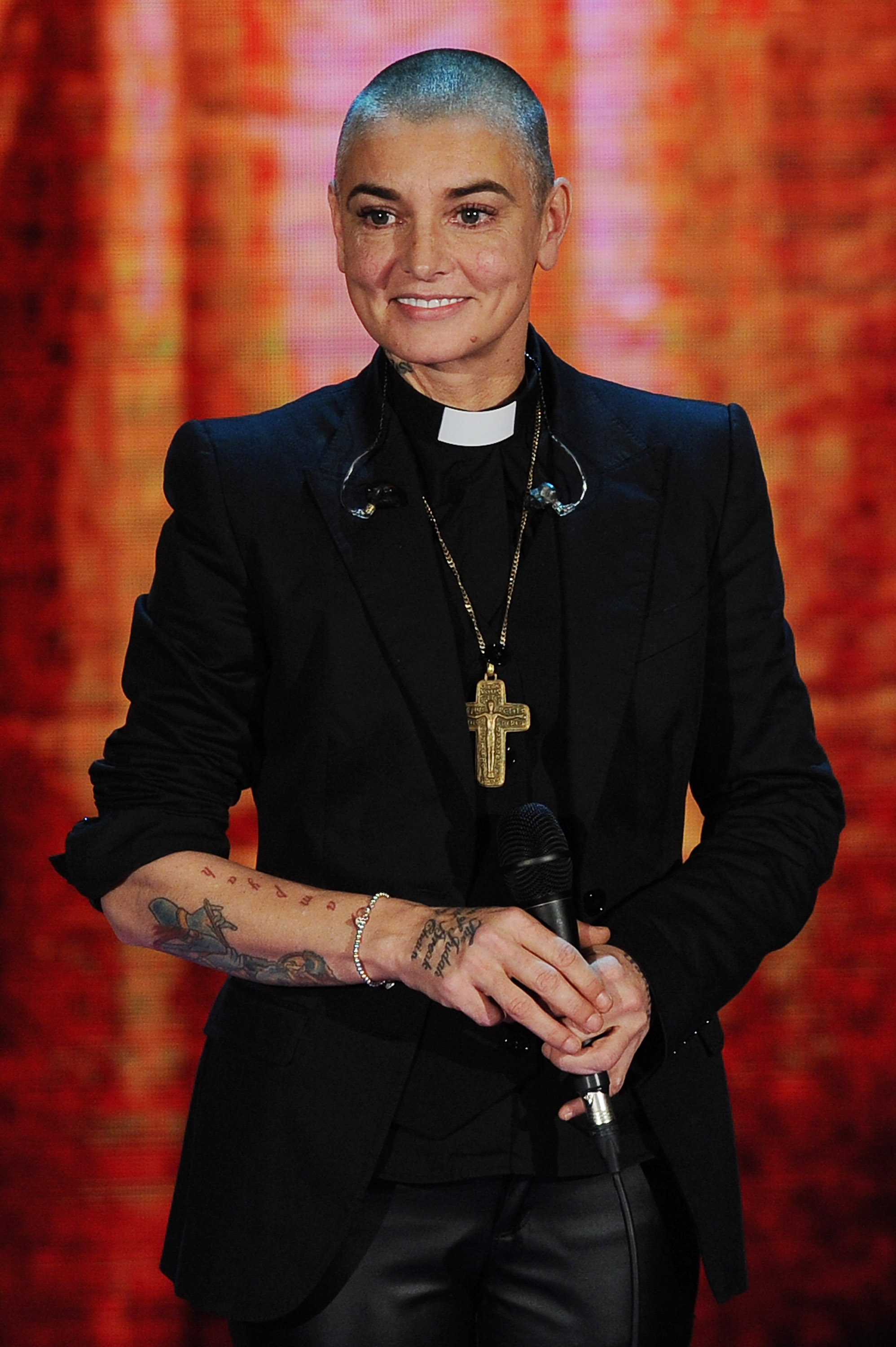 Sinead O'Connor attends 'Che Tempo Che Fa' Italian Tv Show on October 5, 2014, in Milan, Italy. | Source: Getty Images