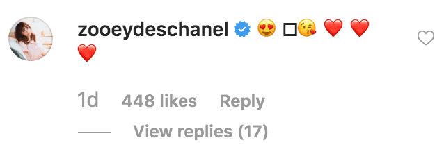 Zooey Deschanel sends Johnathan Scott heat emoji’s in response to his Thanksgiving post | Source: Instagram.com/mrsilverscott