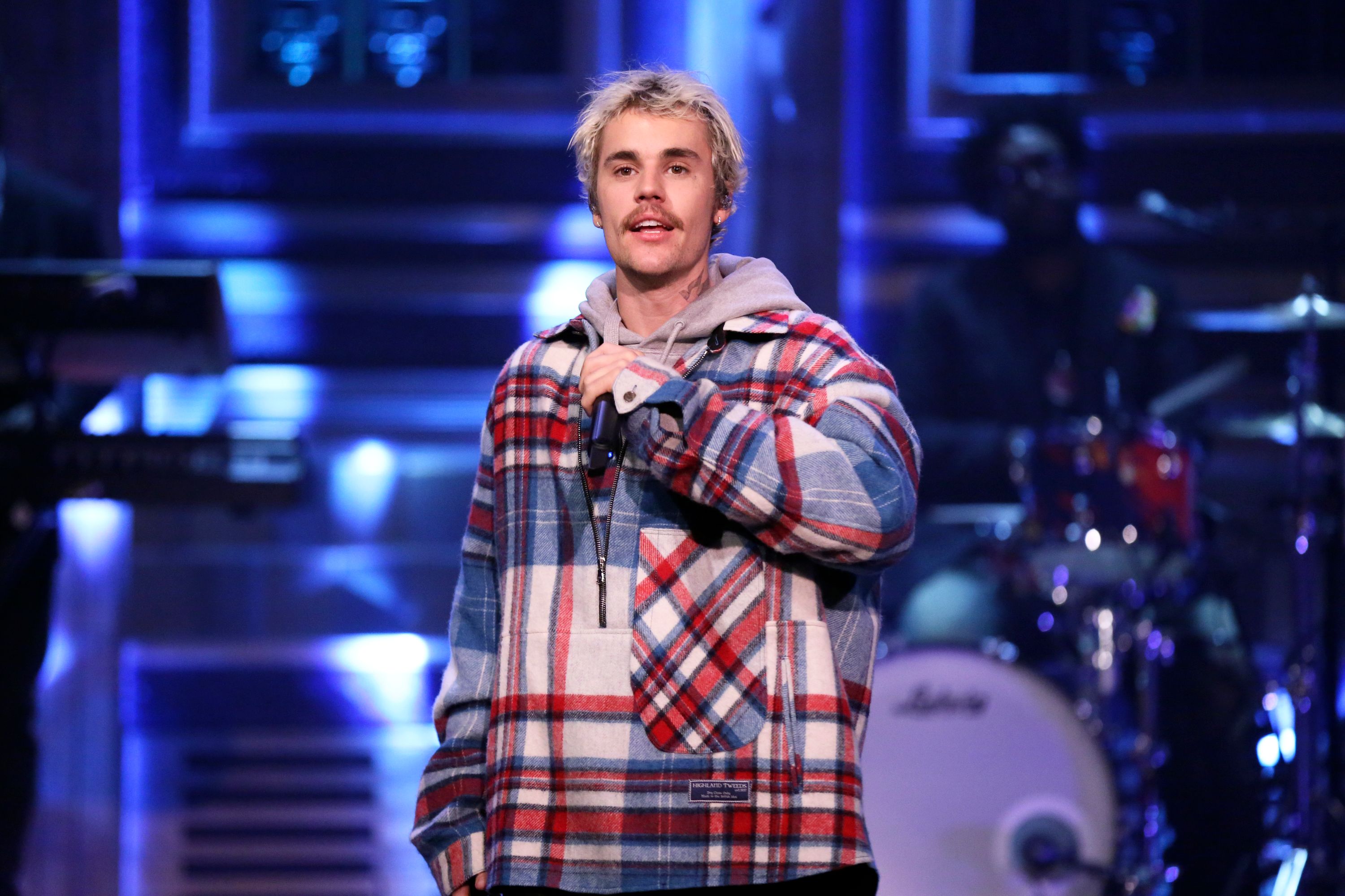 Justin Bieber at The Tonight Show Starring Jimmy Fallon - Season 7 on February 14, 2020 | Photo: Getty Images