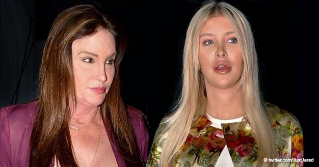 Caitlyn Jenner Spotted in a Dazzling Well-Cut Vinous Pant Suit with Companion Sophia Hutchins, 22