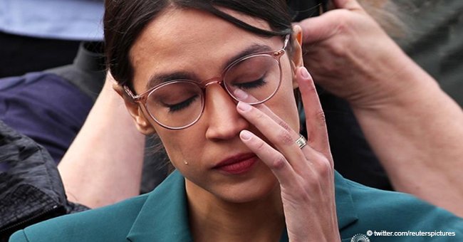 Ocasio-Cortez can't hold back tears saying 'the President doesn't like any form of immigration'