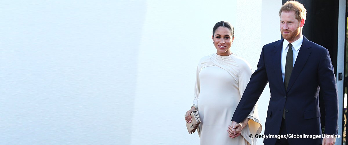 Meghan Markle Dazzles in Crystal-Embellished Cream Dress Matched with $9,000 Diamond Earrings