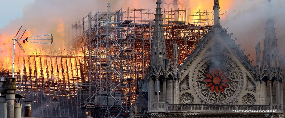 Notre Dame Cathedral burning in Paris | Photo: Getty Images 