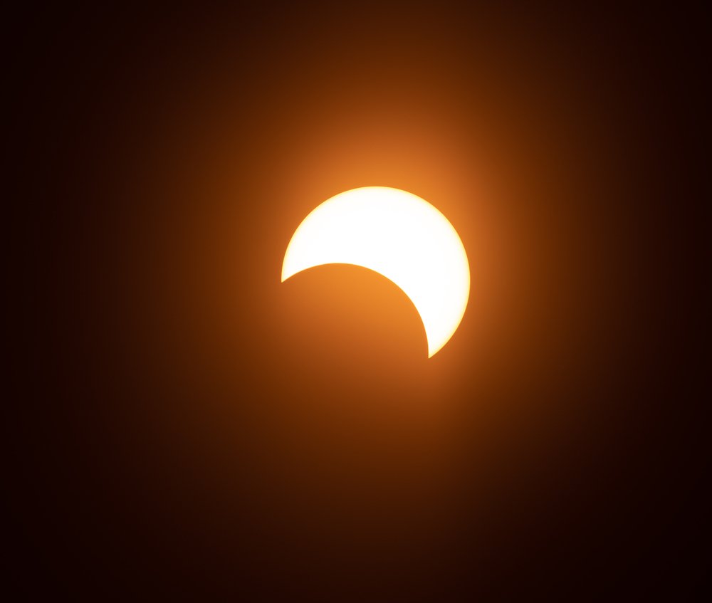 Partial solar eclipse from kochi in 2019 | Photo: Shutterstock