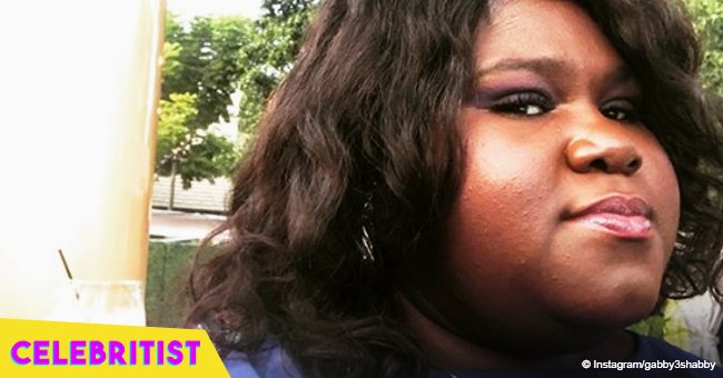 Gabby Sidibe shows off weight loss, putting slimmer curves on display in black shirt & tight pants 