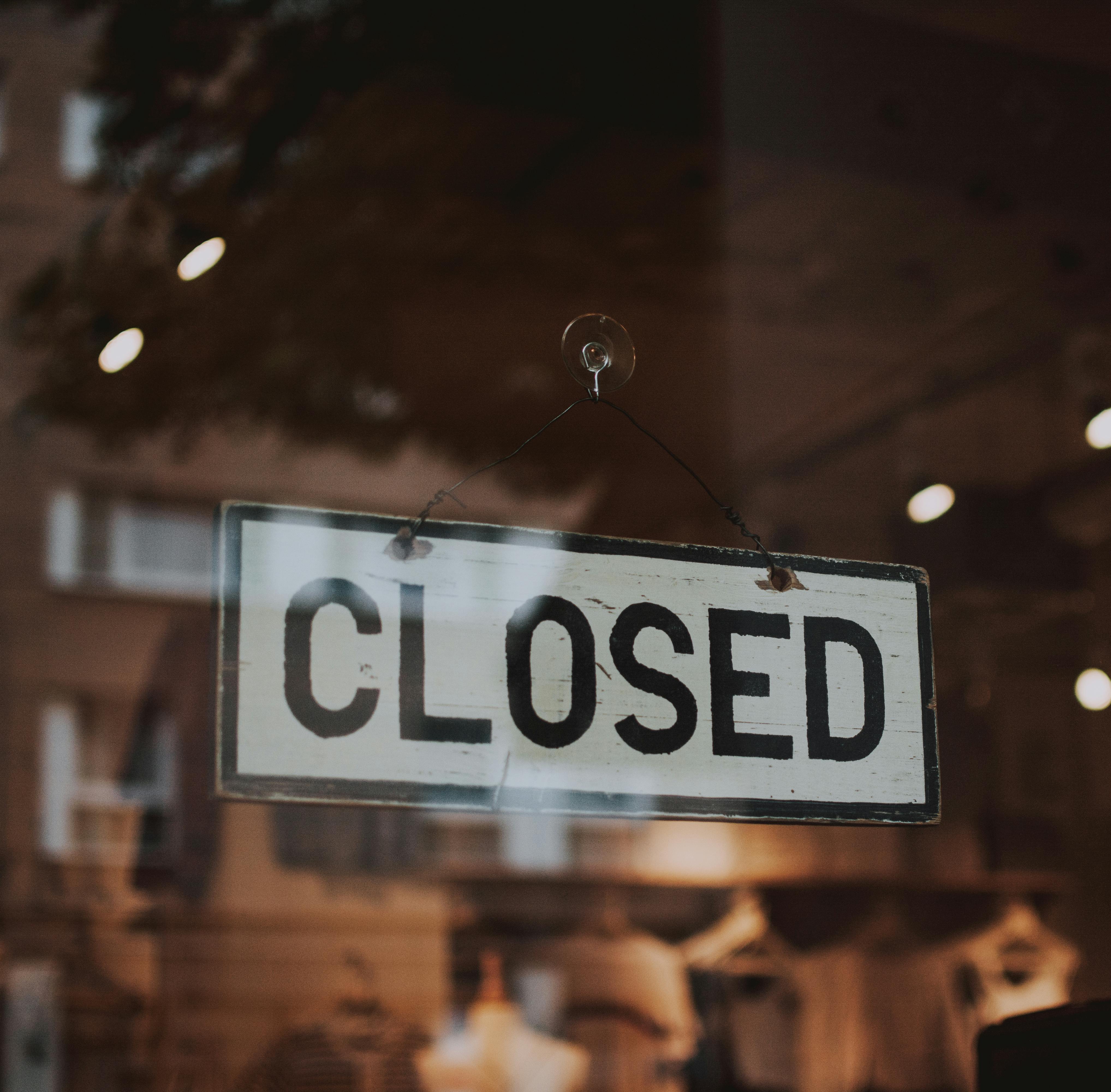 A closed store | Source: Pexels