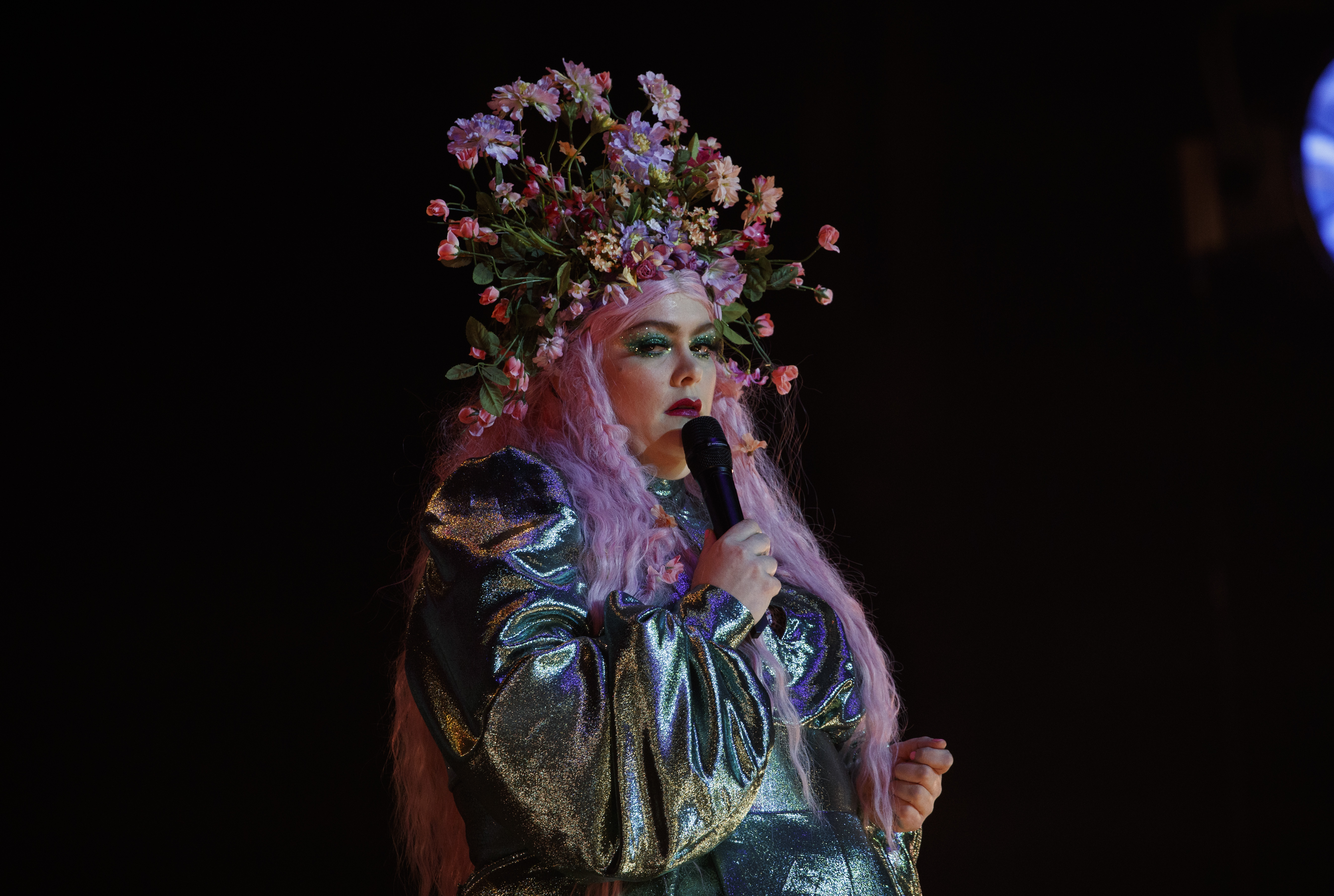 Jayde Adams performs on stage during The Graham Norton Variety Show during Just For Laughs London at Indigo at The O2 Arena on 3 March 2023 in London, England. | Source: Getty Images