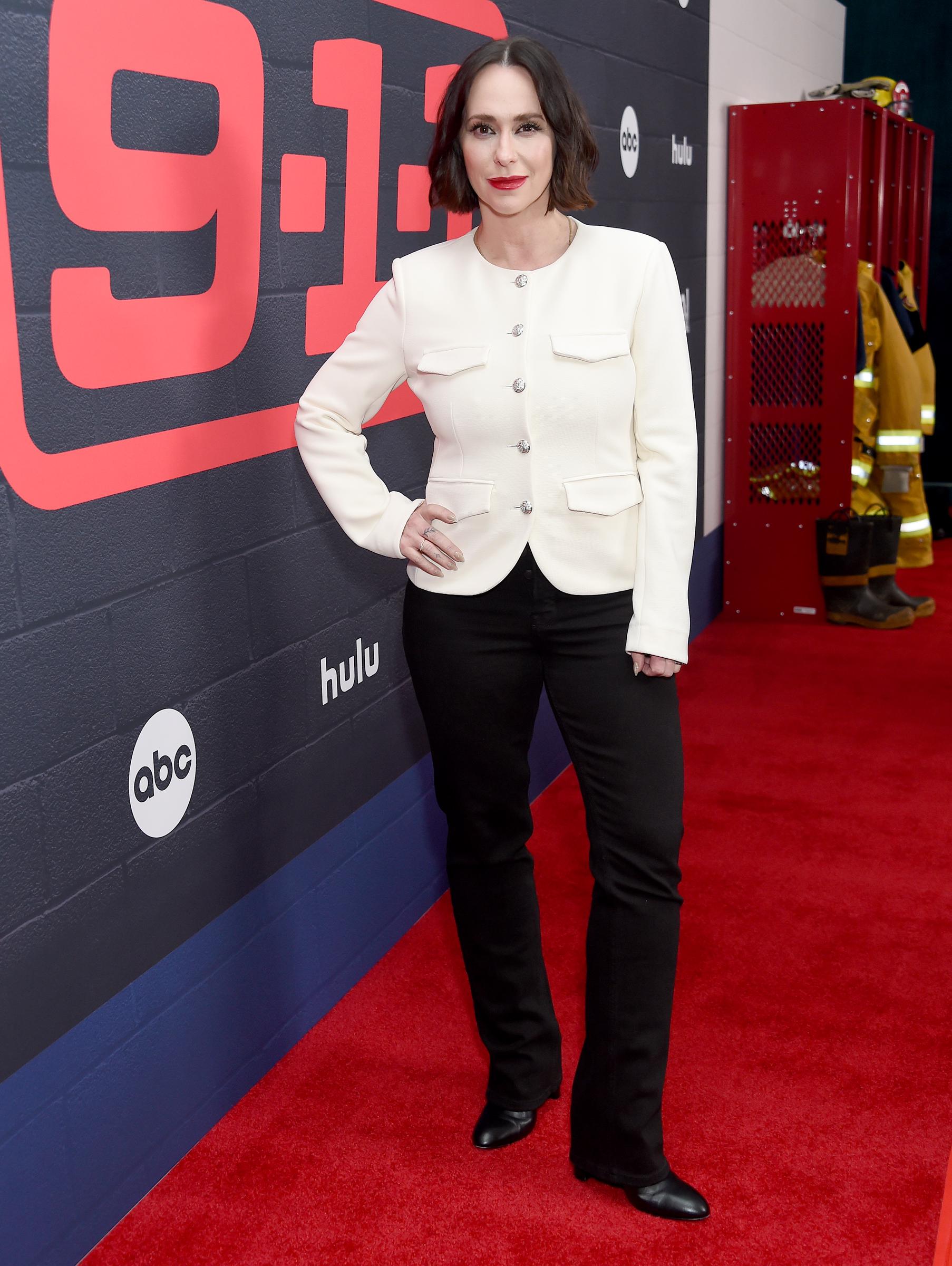 Jennifer Love Hewitt at the "9-1-1" ABC premiere event held at Spring Place on March 11, 2024 in Beverly Hills, California | Source: Getty Images